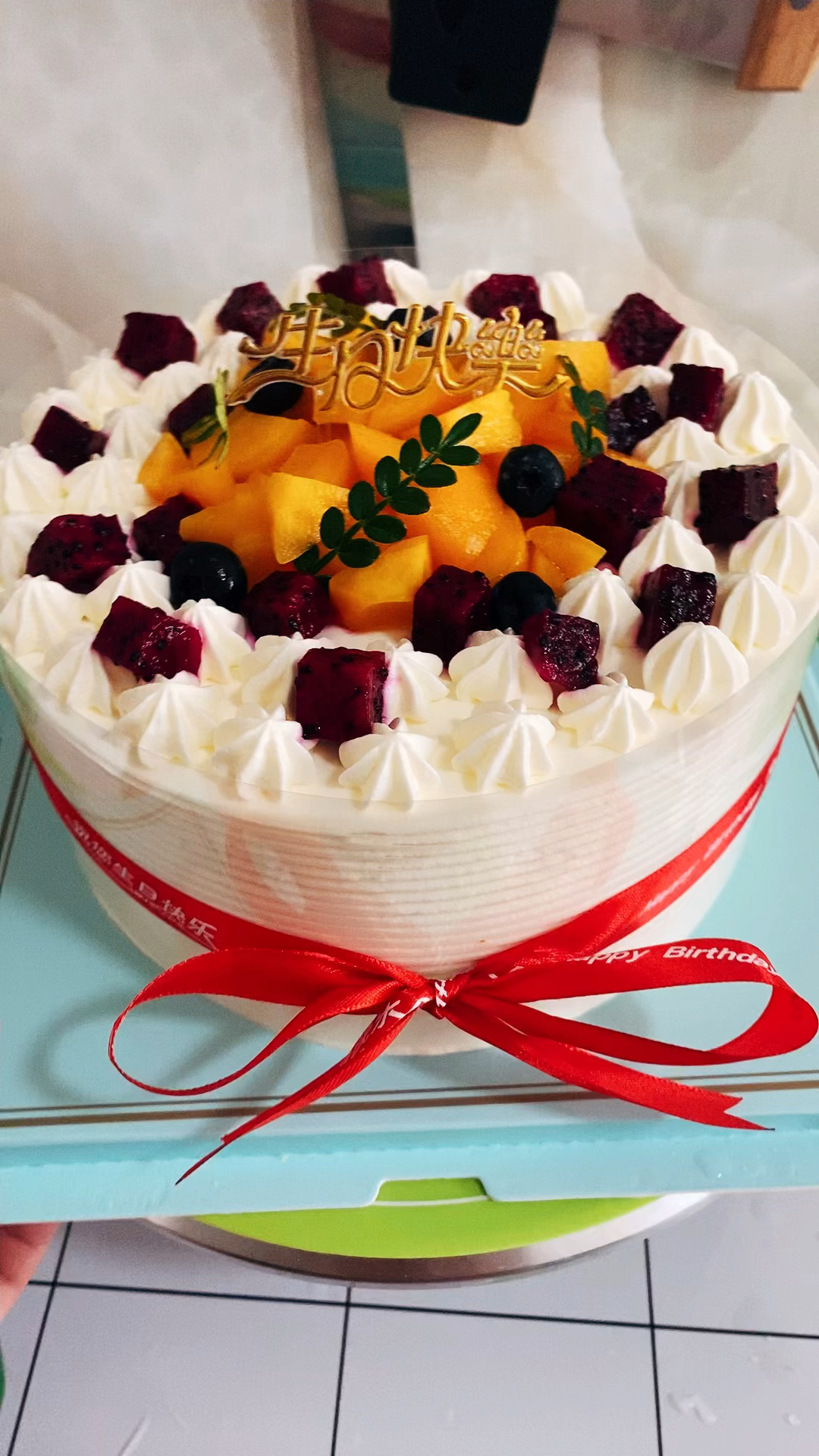 水果蛋糕!唯美款!喜欢吗?