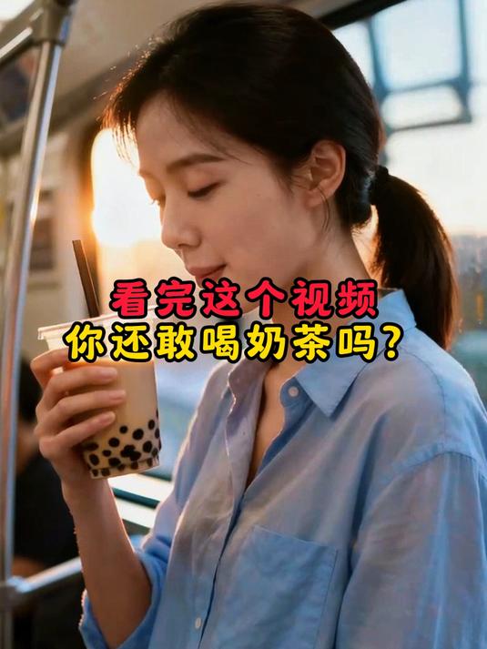 看完这个视频,你还敢喝奶茶吗?