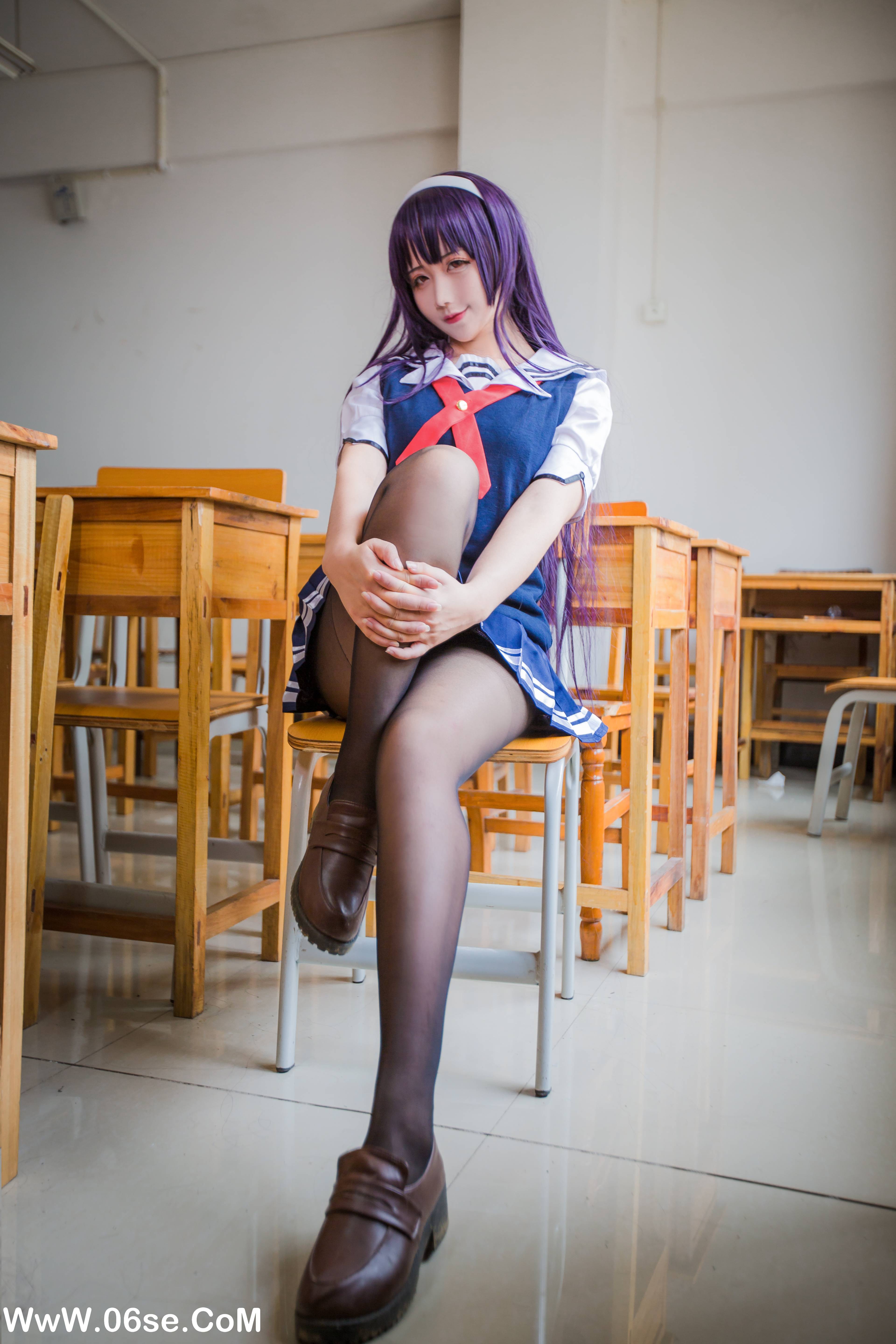 图片[24]-九曲Jean NO.039 – 霞之丘诗羽夏季校服[40P349M]-六色网