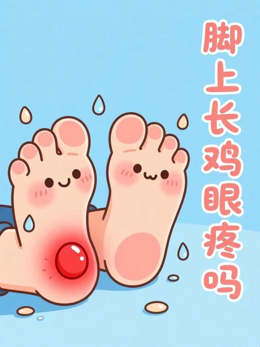 脚上长鸡眼疼吗