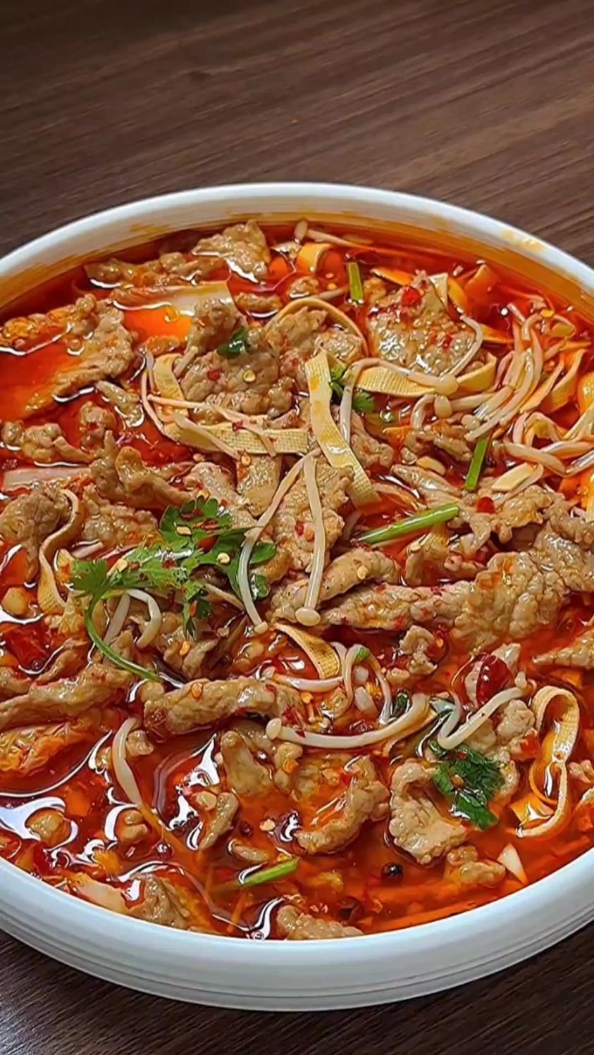 水煮肉片的家常做法