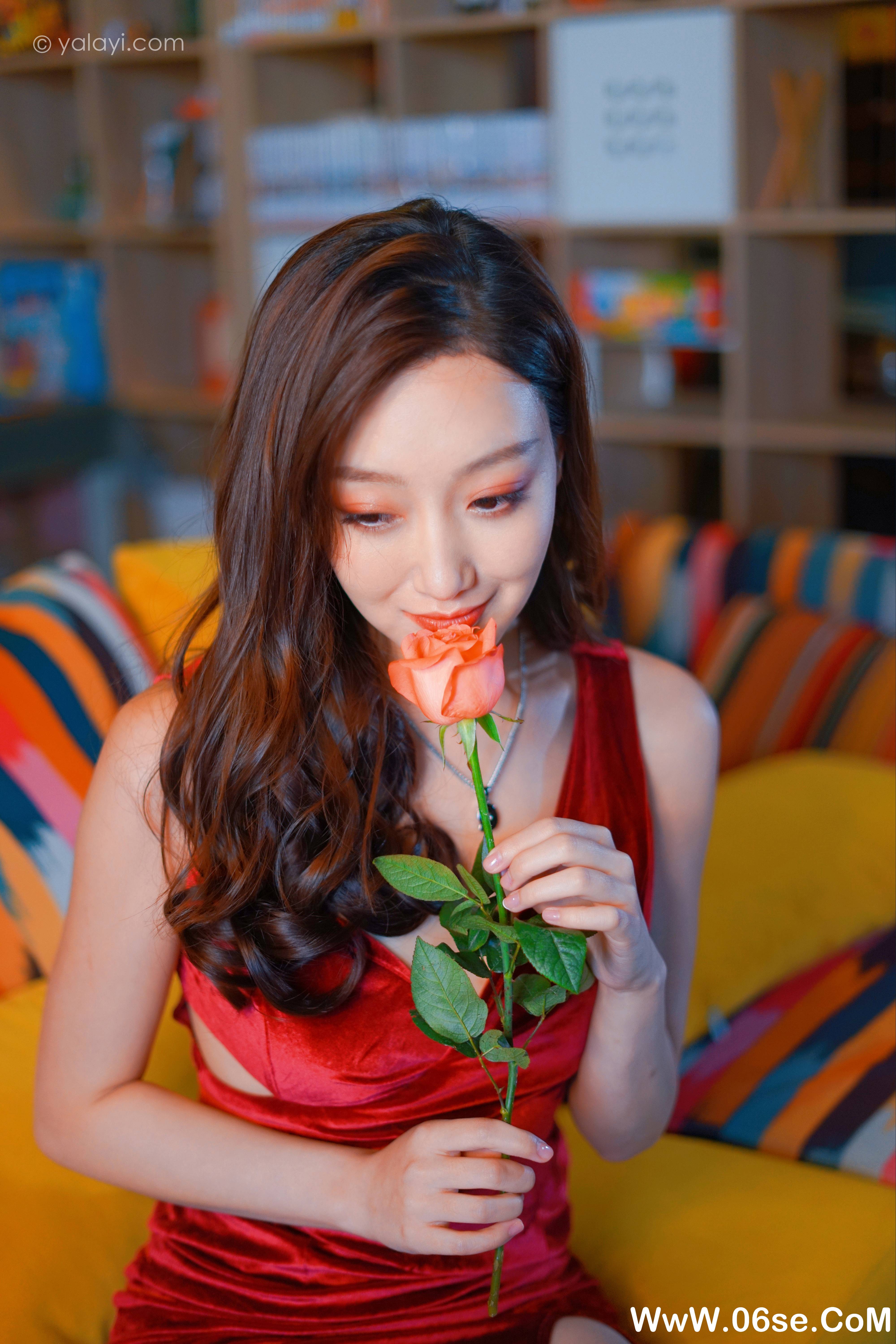 图片[25]-[YALAYI雅拉伊] 2021.12.16 NO.873 蕊思《美人一笑也倾城》[40+1P702M]-六色网