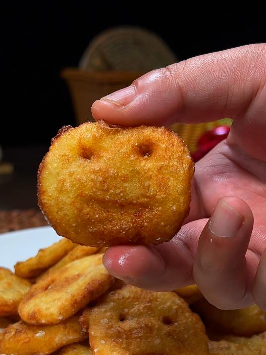 笑脸土豆薯饼-土豆的神仙吃法