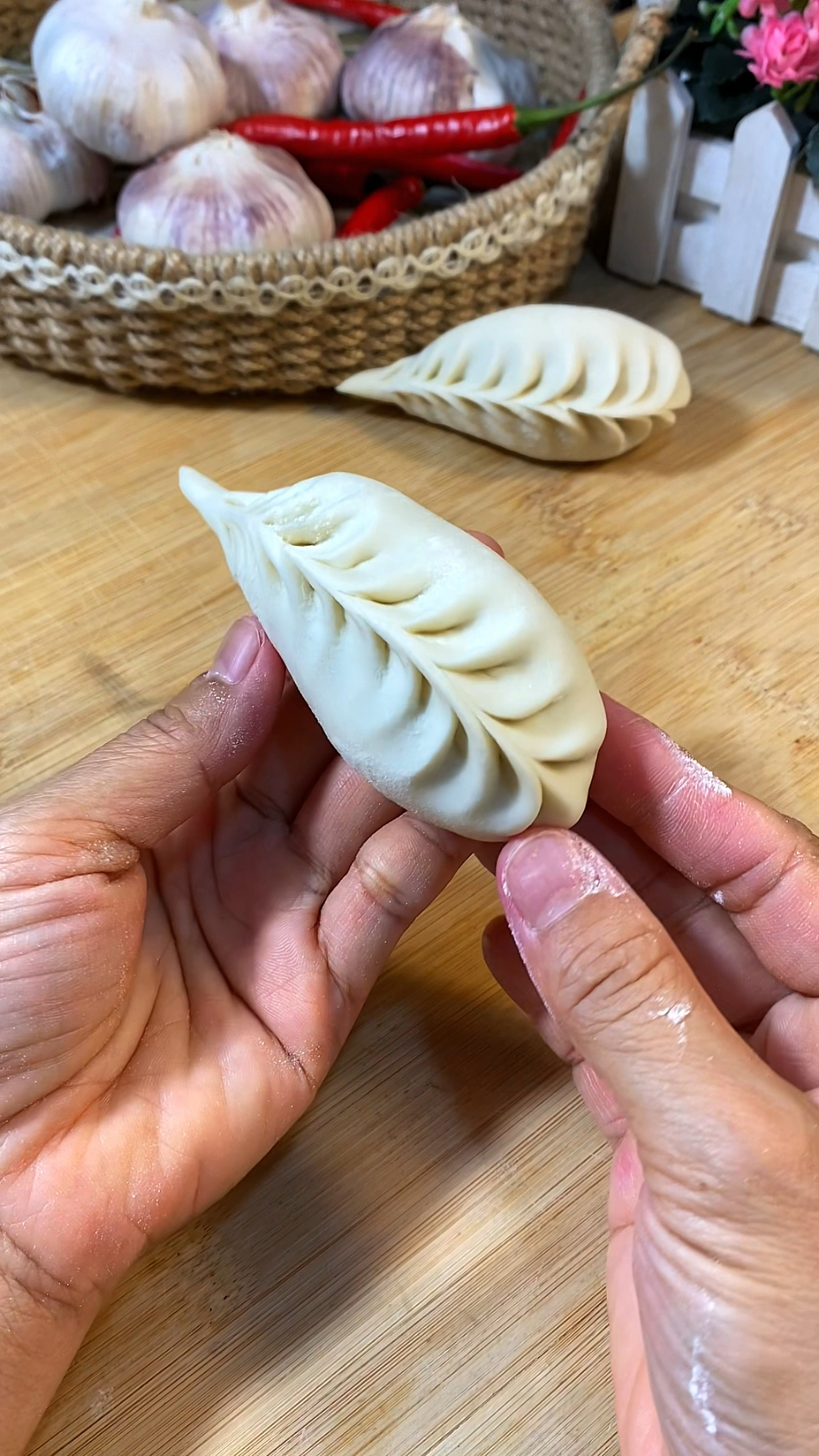 真没想到麦穗饺子的捏法竟然这么简单