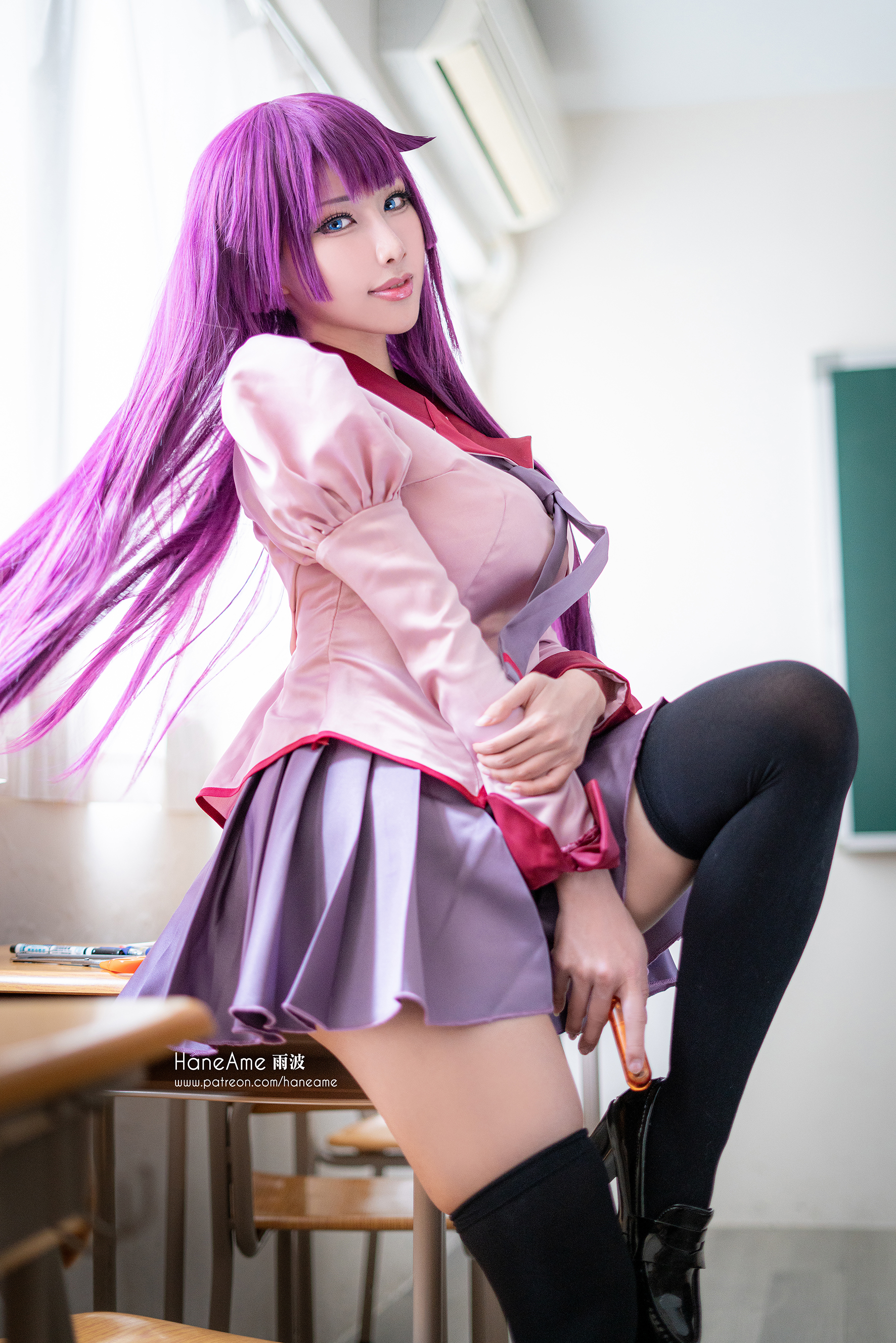 图片[6]-Hane Ame 雨波写真 NO.023 – 化物语 战场原[17P+1V86M]-六色网