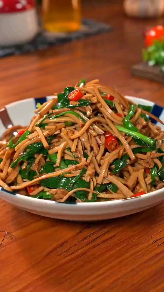 鸡蛋干炒韭菜,下饭下酒,非常好吃