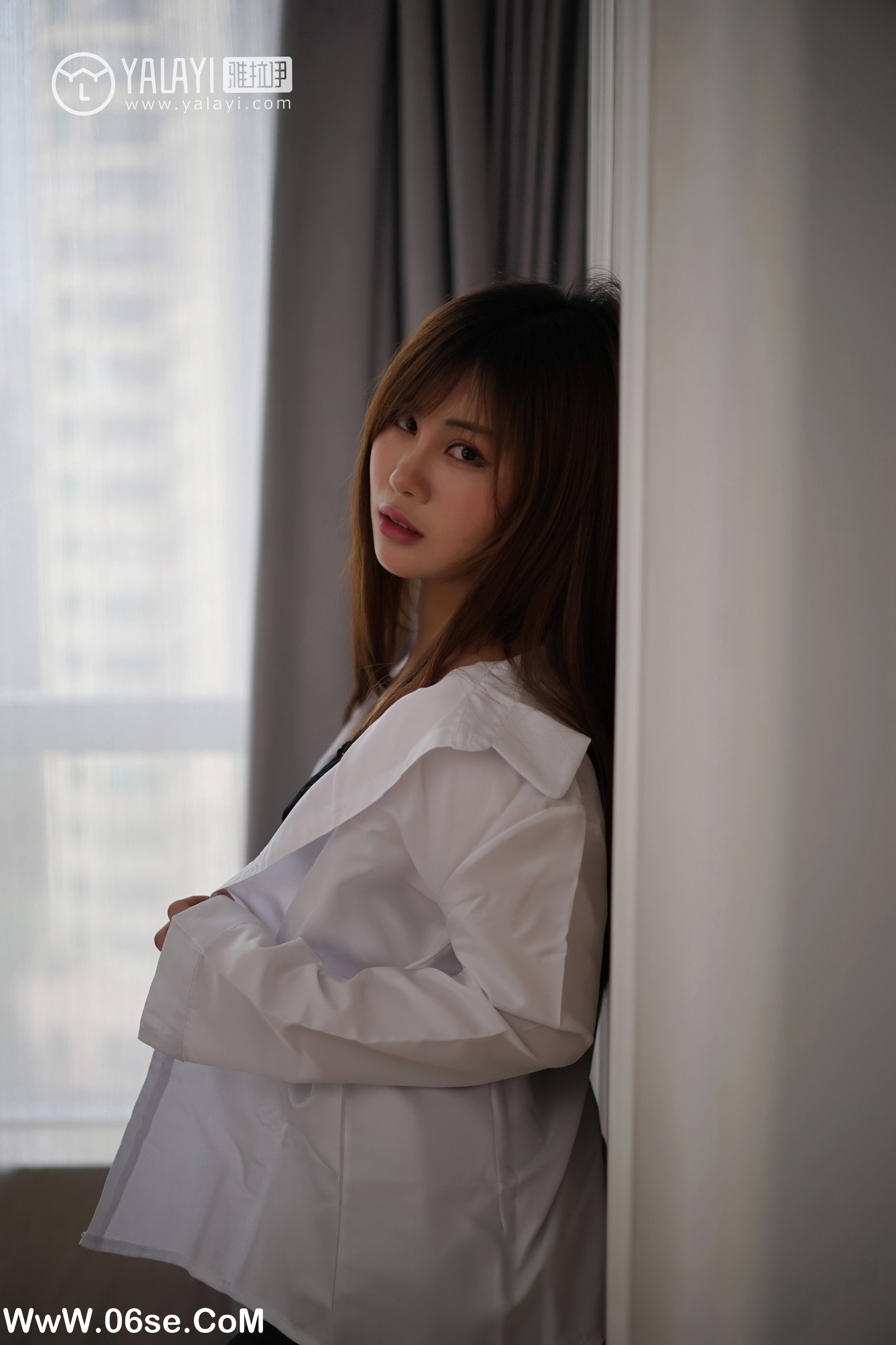 图片[30]-[YALAYI雅拉伊] NO.002 妮妮的黑丝诱惑 艾妮妮-六色网