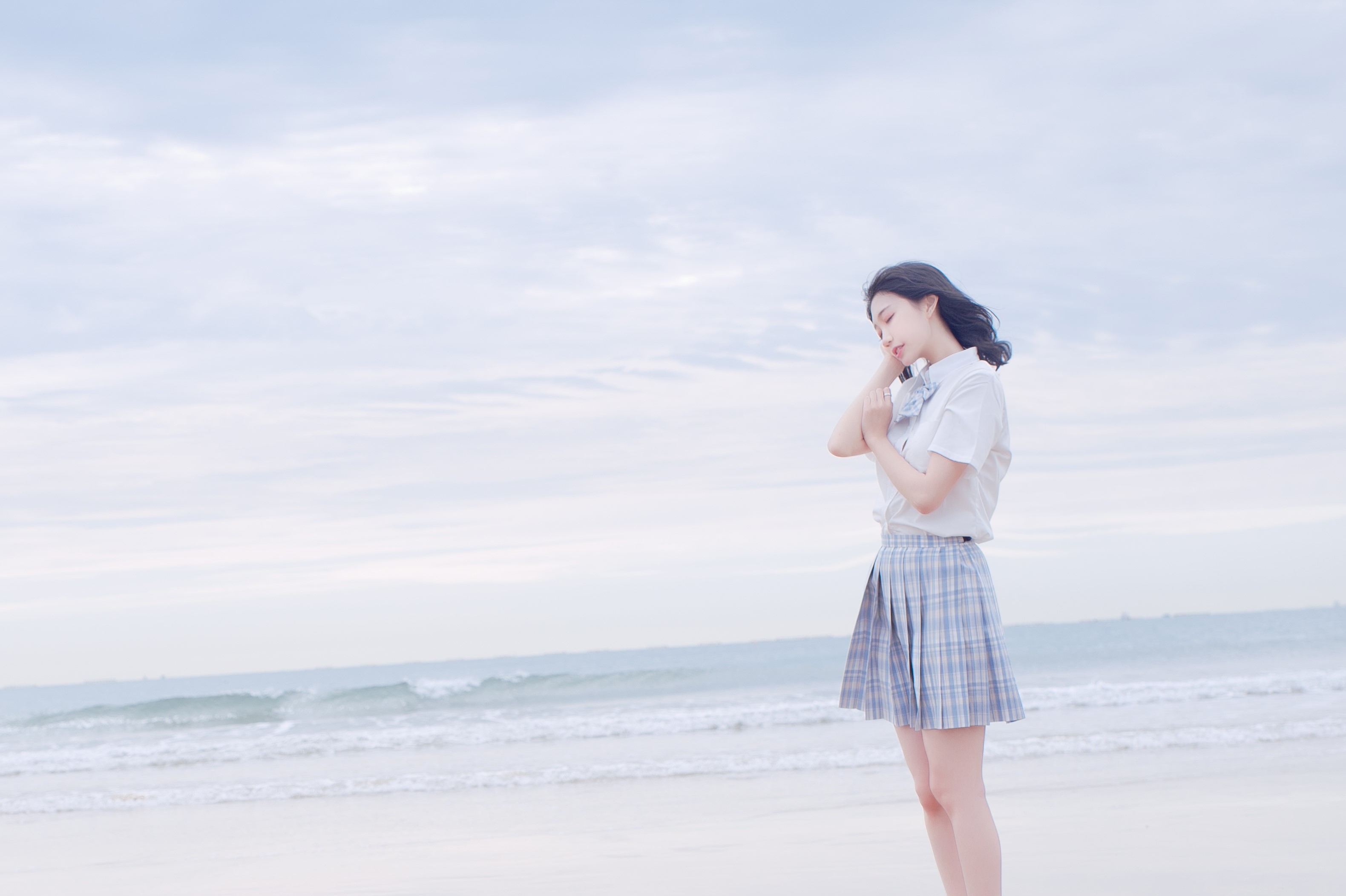 图片[17]-周叽是可爱兔兔 NO.020 海边jk[[35P252M]-六色网