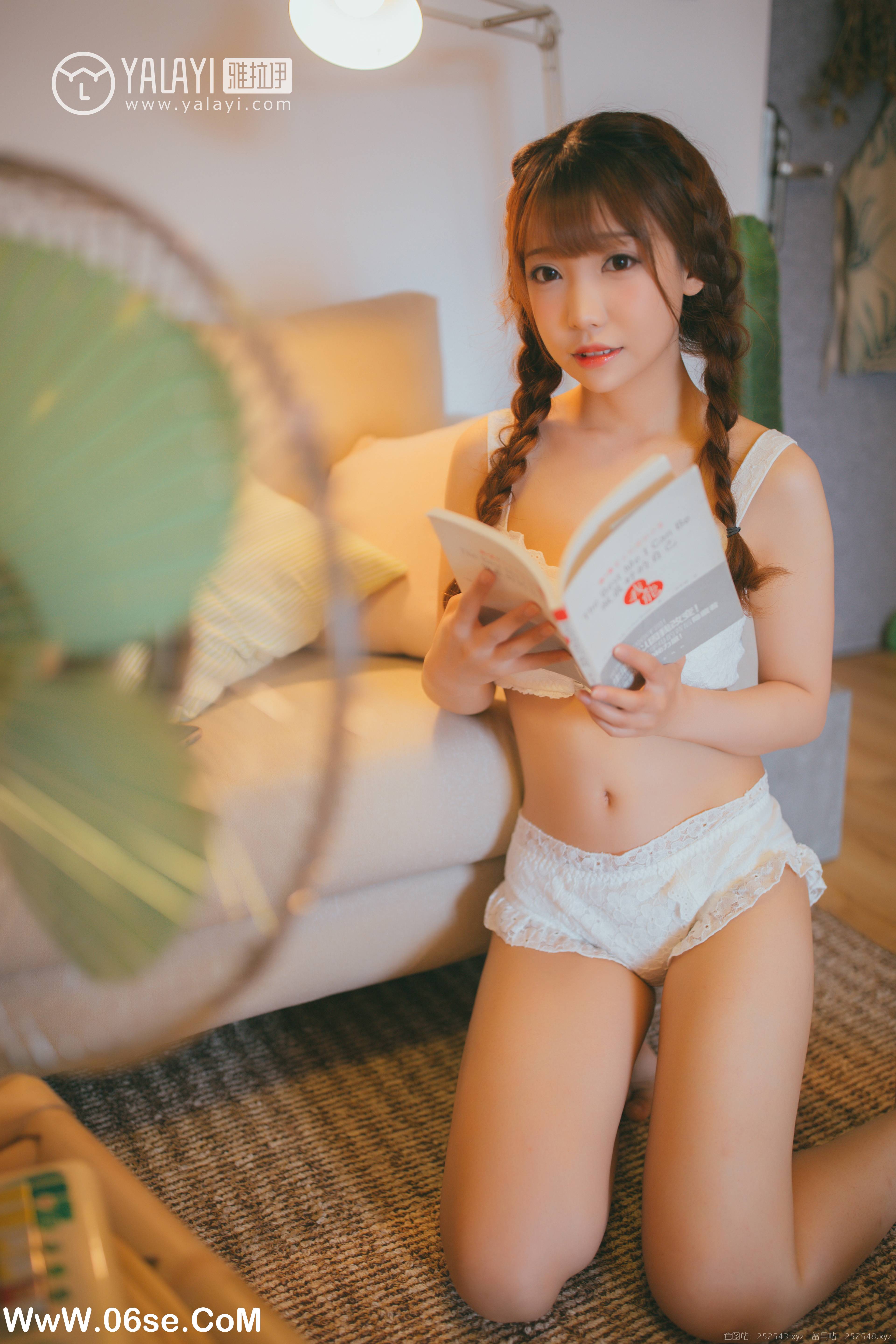 图片[3]-[YALAYI雅拉伊] NO.061 白色桔梗花 水花儿-六色网