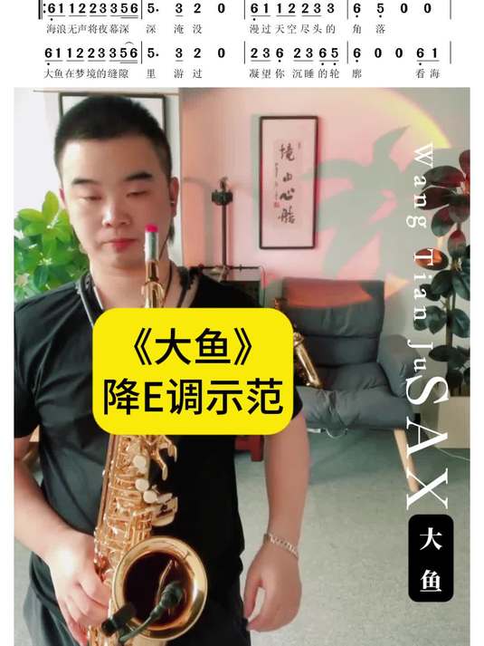 王天驹演奏《大鱼》萨克斯绝美版