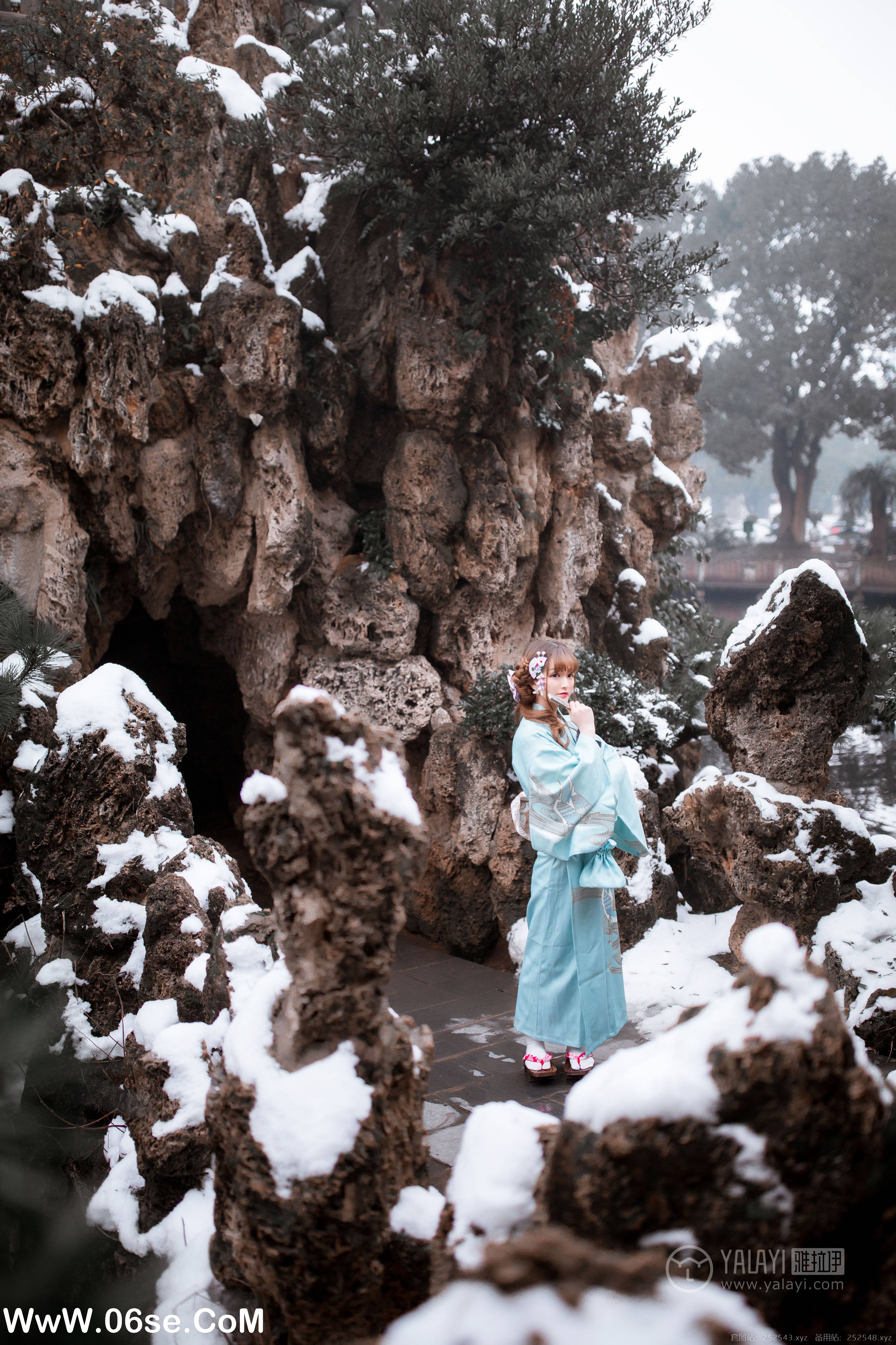 图片[4]-[YALAYI雅拉伊] No.192 赏雪 团团-六色网