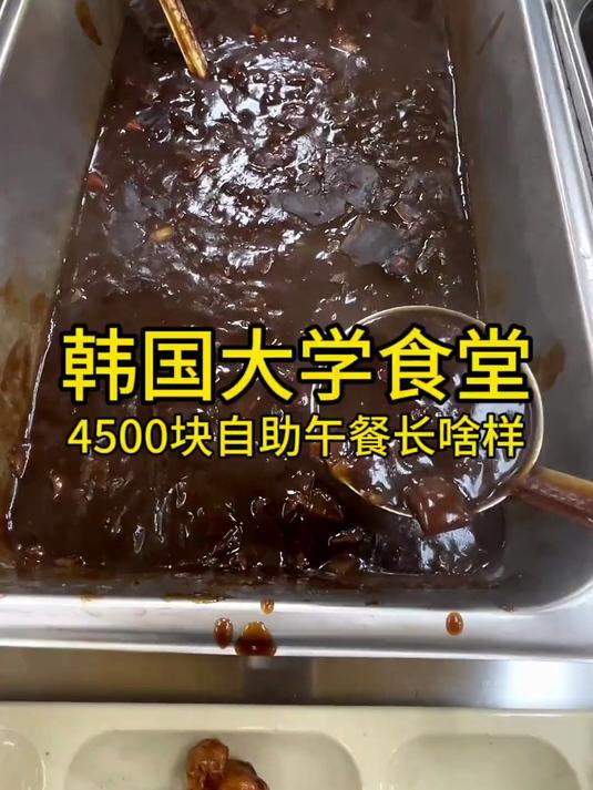 第23集|韩国大学食堂4500块自助午餐长啥样?