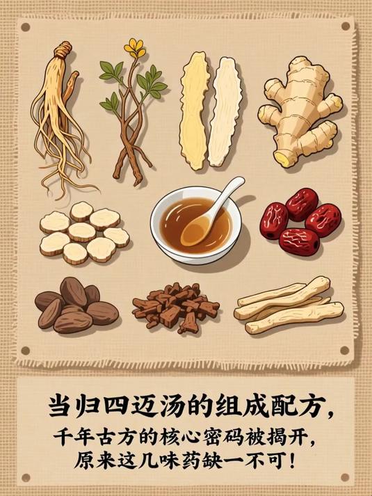 当归四逆汤的组成配方,千年古方的核心密码被揭开,原来这几味药缺一不可!#健康扬帆季#
