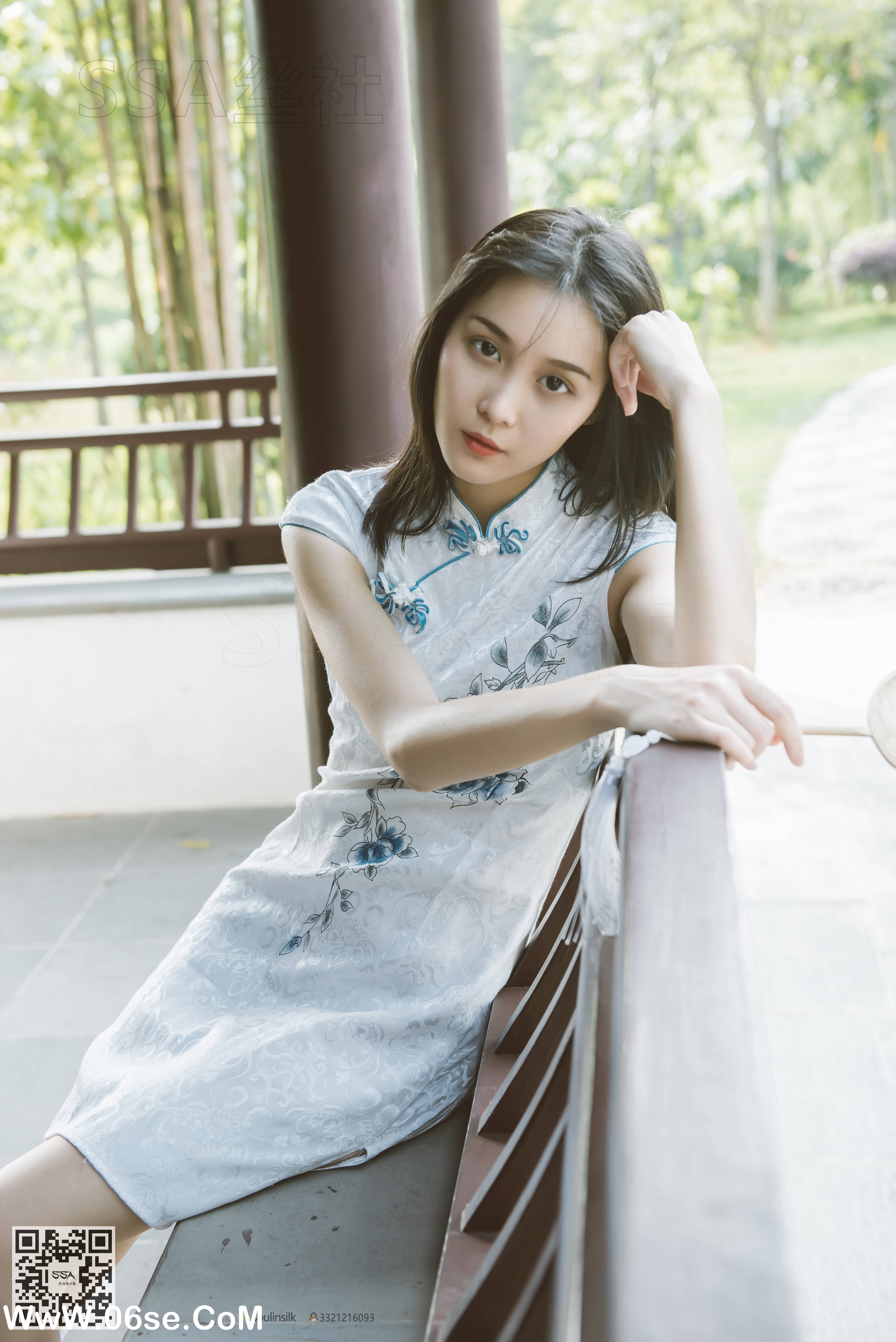 图片[101]-[SSA丝社] NO.111 君君 腿模君君的旗袍秀[163P1.56G]-六色网