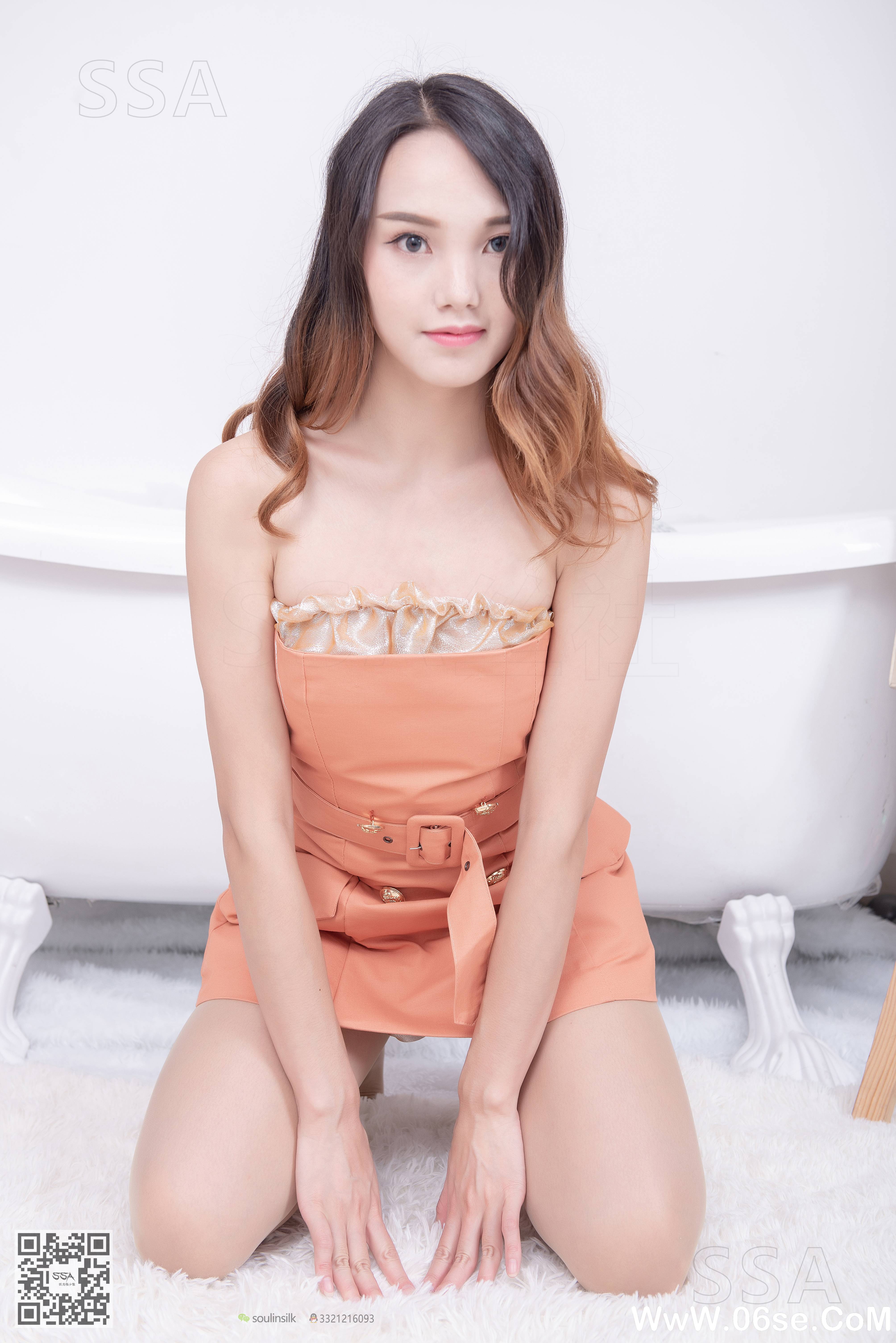 图片[91]-[SSA丝社] NO.186 蓉蓉 居家齐臀短裙肉丝穿搭示范[149P1.56G]-六色网