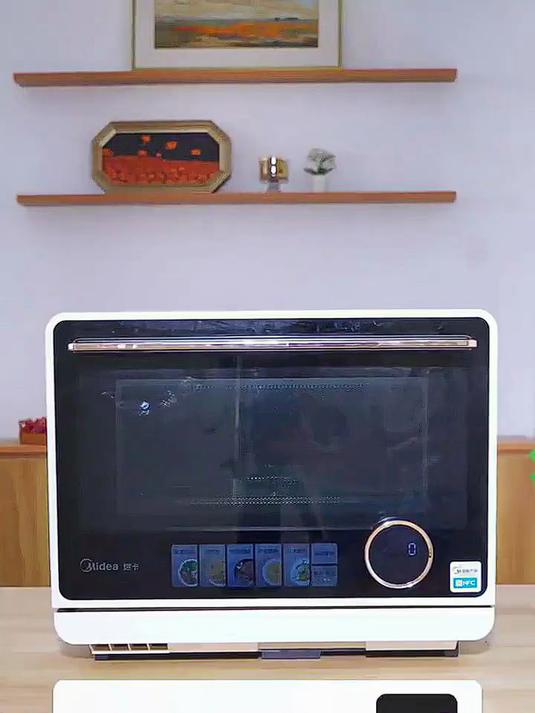 美的(Midea)寻味pro微蒸烤炸台式一体机家用台式平板变频微波炉空气炸蒸烤箱电烤箱不锈