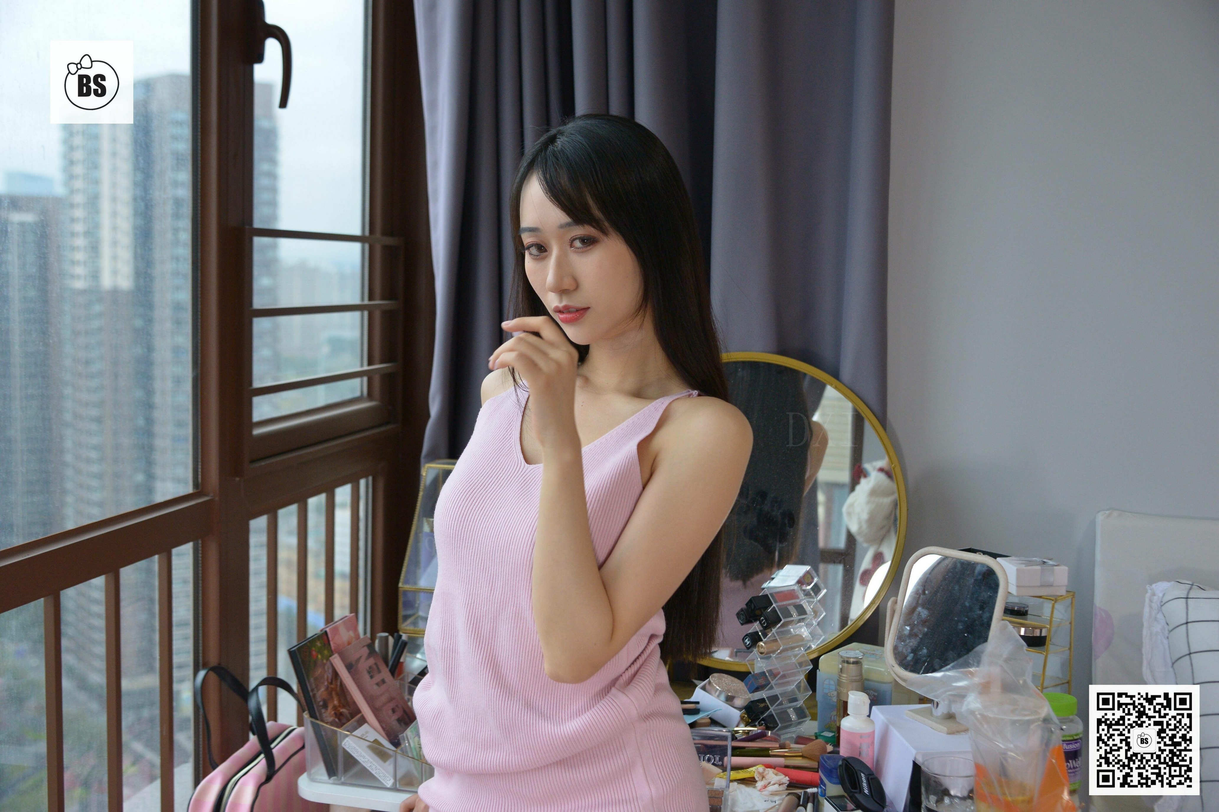 图片[45]-[我丝你想]MX017 美西 窗台前的女朋友1[62P100M]-六色网