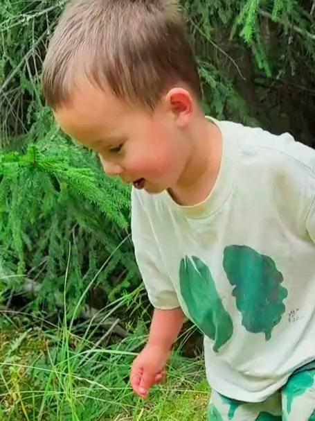 森林捡菌子炖鸡汤炒腊肉,院里挖折耳根摘菜做家常菜