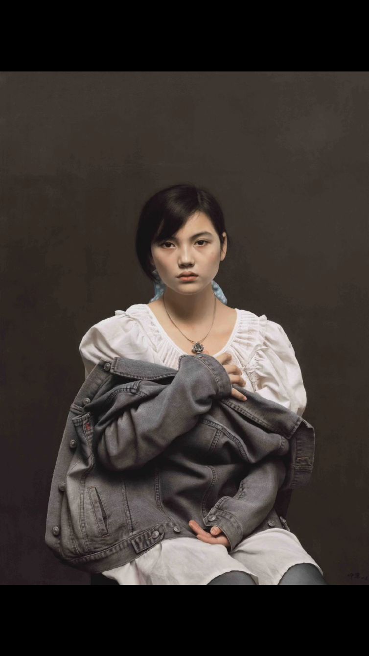 冷军超写实油画欣赏