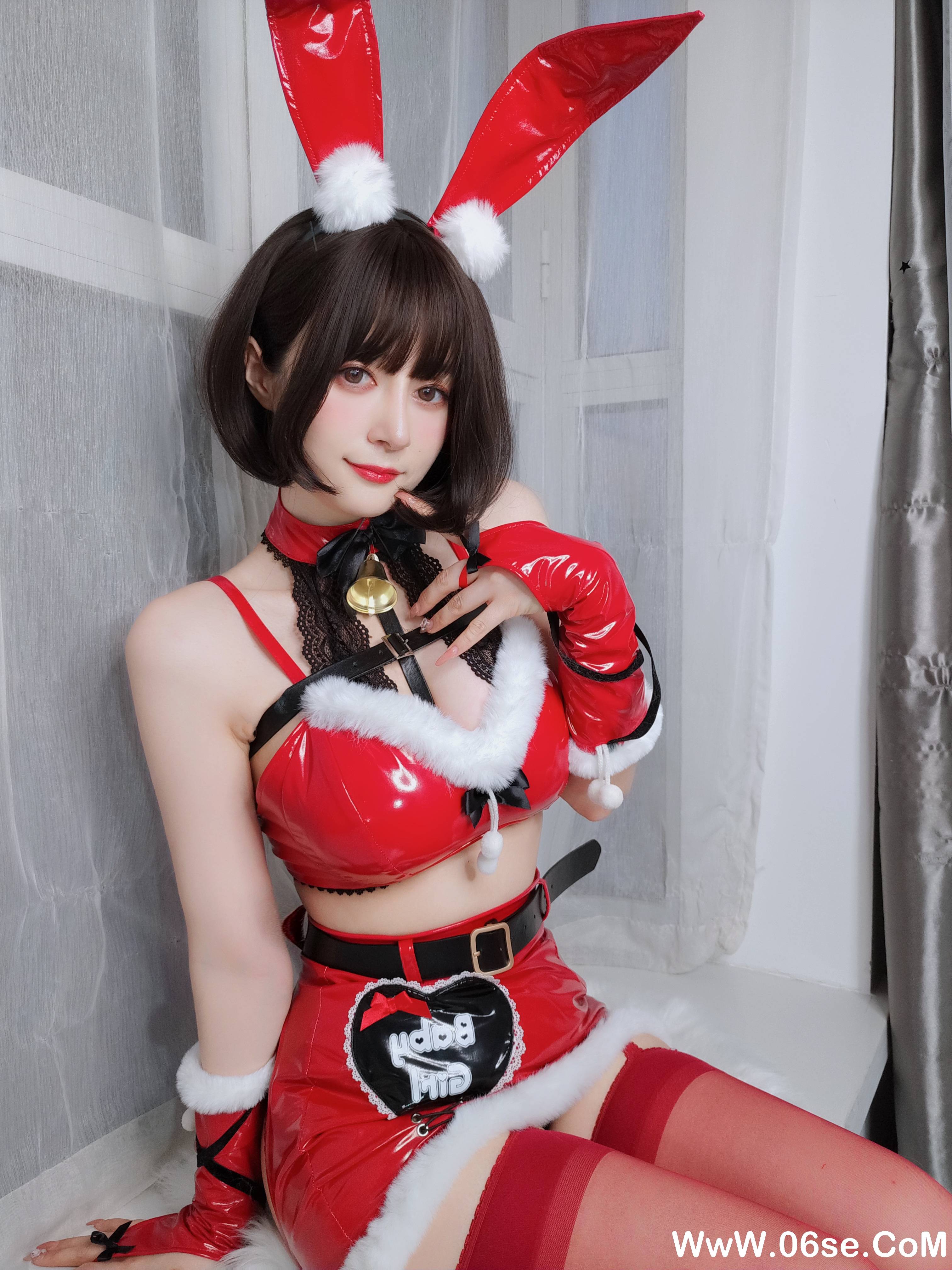 图片[10]-Coser小姐姐白银 NO.160 — Christmas Bunny [50P138M]-六色网
