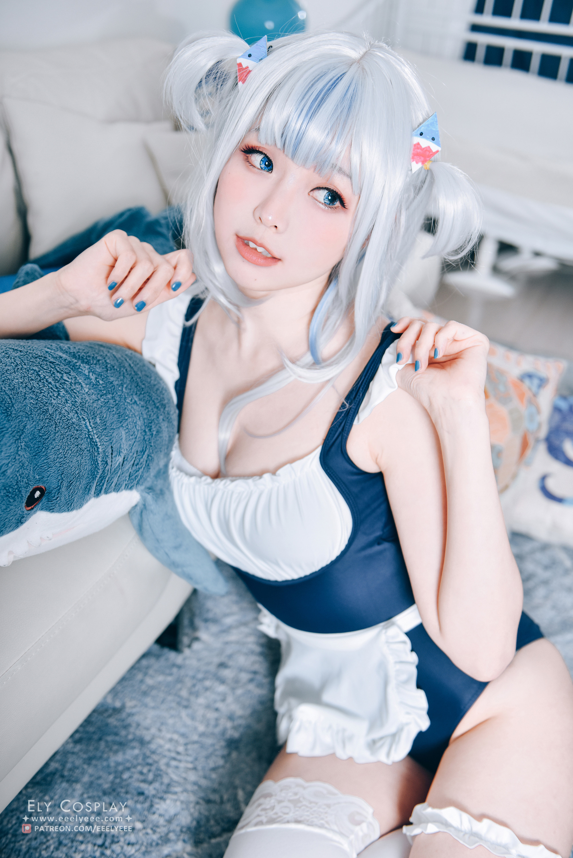 图片[8]-Ely_eee(ElyEE子) NO.012 — 噶呜·古拉(小鲨鲨) 泳装 [19P46M]-六色网