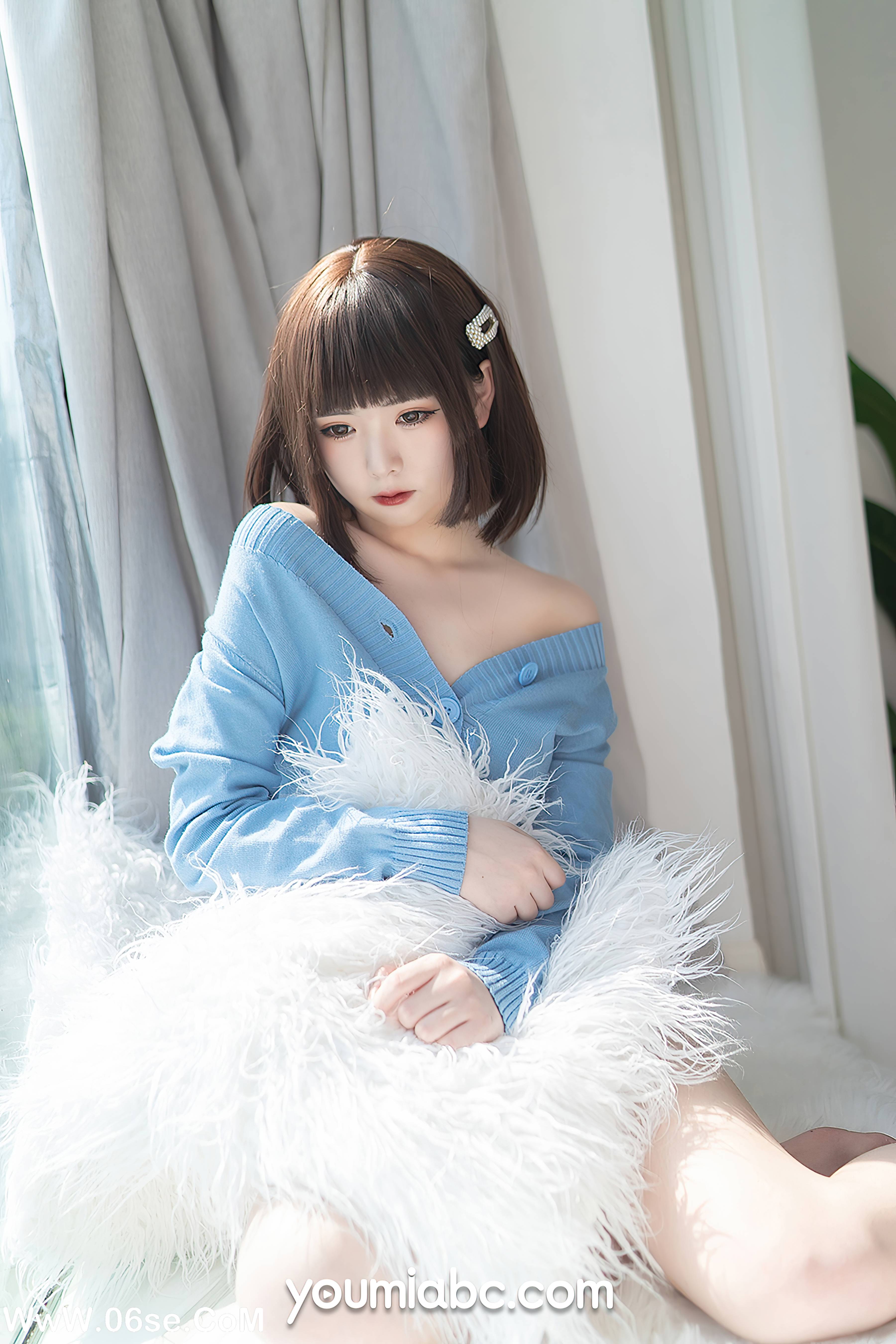 图片[24]-[YouMi尤蜜] 2020.11.30 薄荷蓝之夏 向小圆[34+1P511M]-六色网