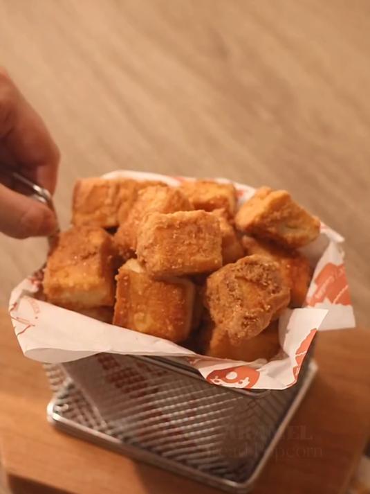 焦糖面包丁