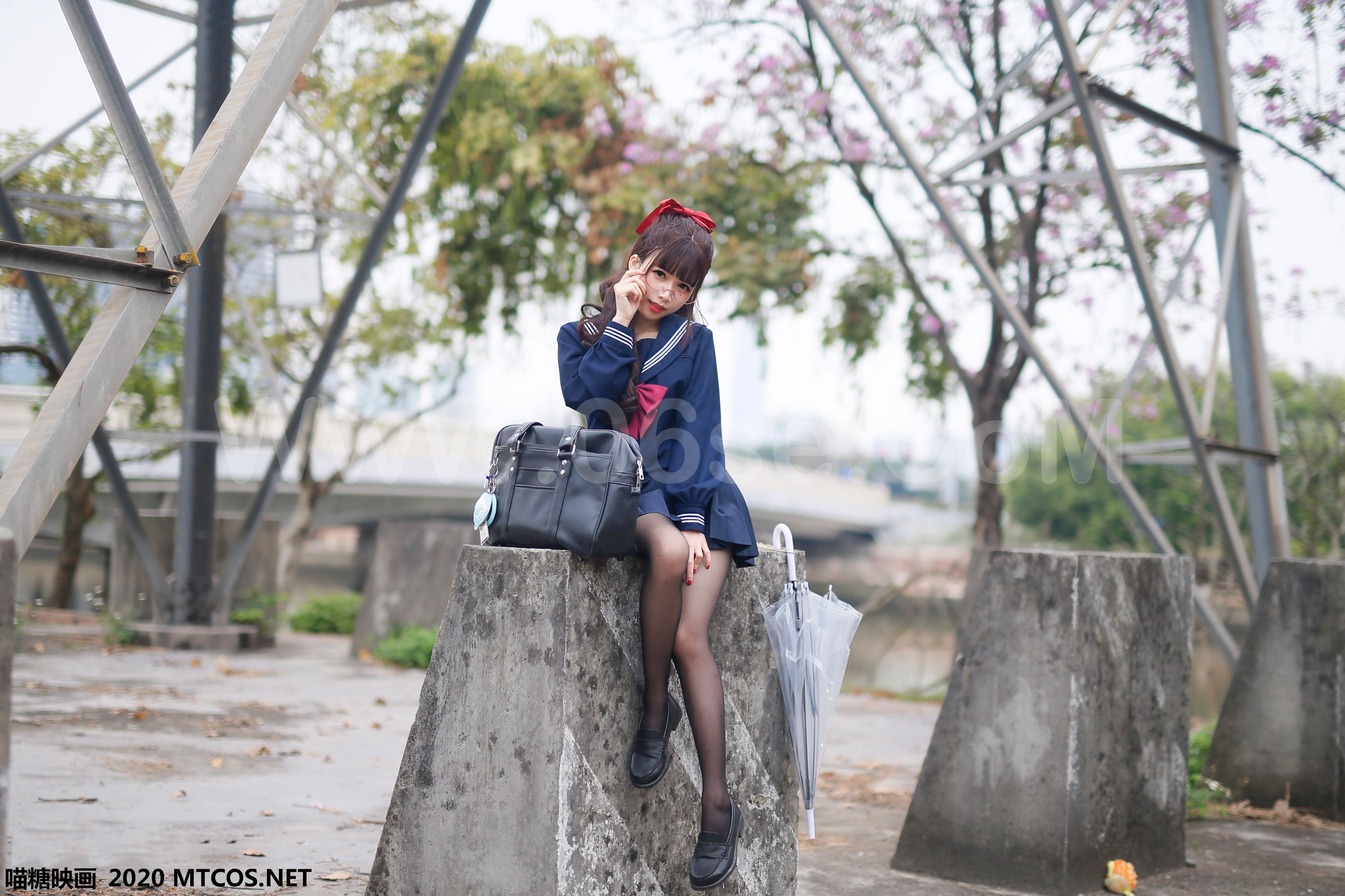 图片[10]-[MTCos] 喵糖映画 Vol.098 渡边爻爻爻子 JK制服少女-六色网