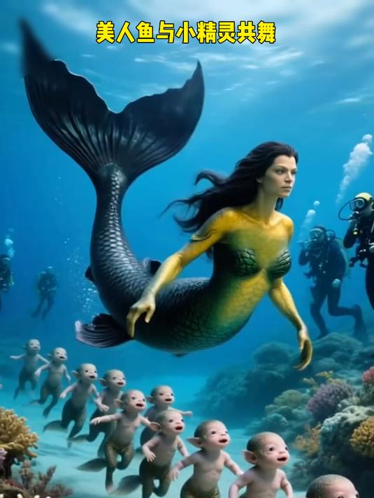 海底奇遇:美人鱼引领精灵宝宝,探索珊瑚秘境,梦幻之旅启航
