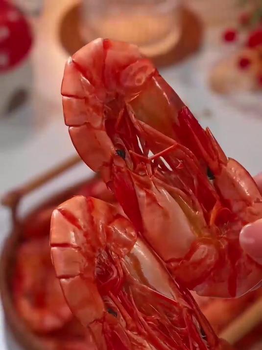 烤虾干,简单包装,打开就能吃