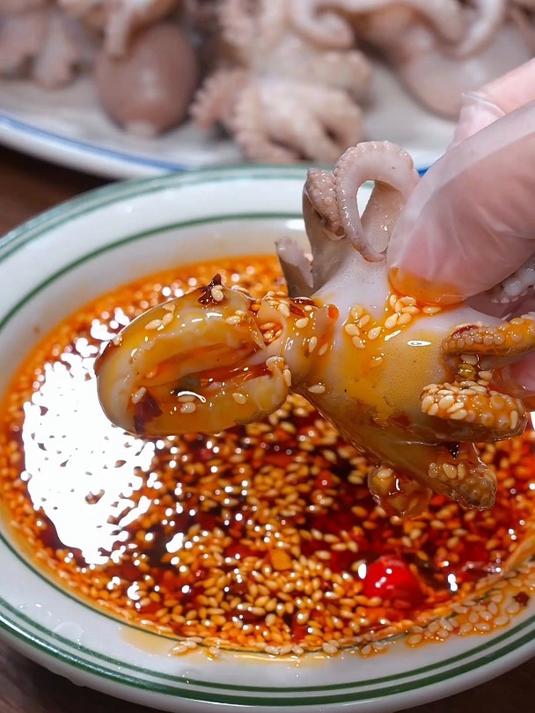 短腿八爪鱼,肉质紧实很美味