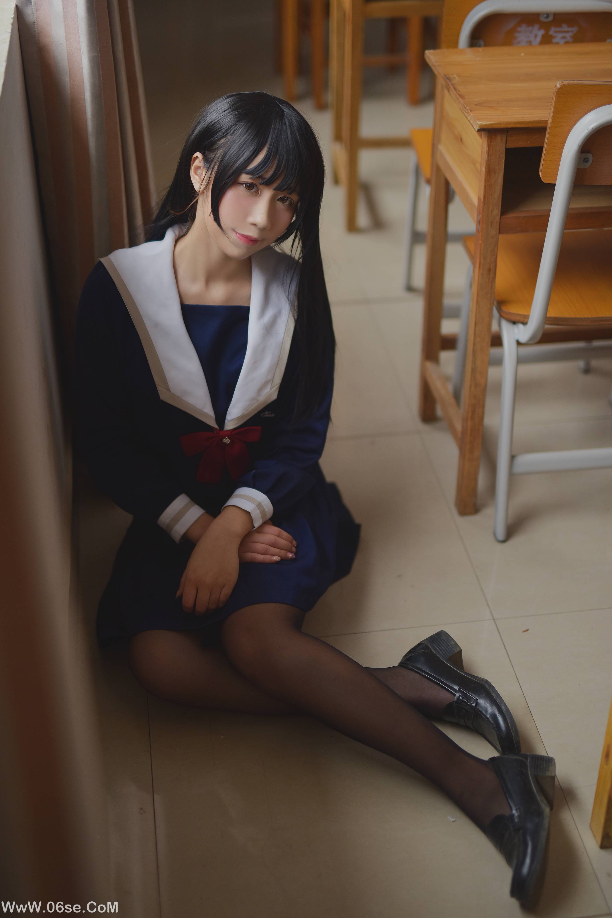 图片[12]-九曲Jean NO.001 – JK露脐制服[30P113M]-六色网