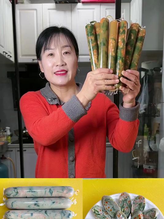 鸡蛋蔬菜肠
