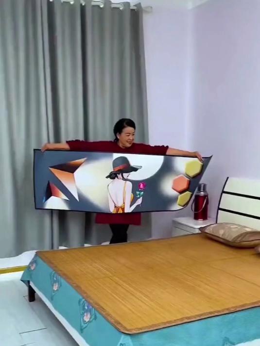 卧室床头精美壁画,装饰画,现代轻奢简约客厅装饰背景墙壁纸贴画