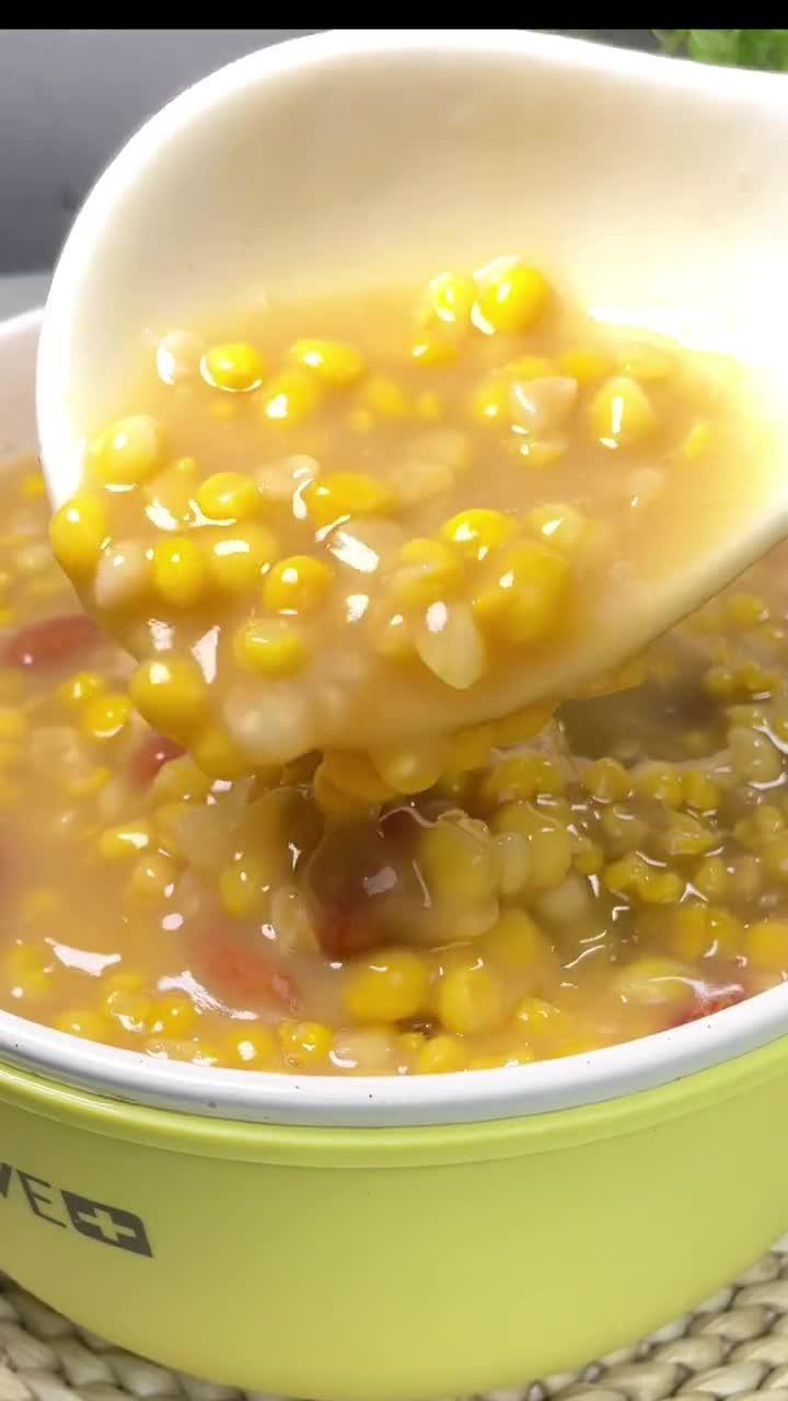 多吃点粗粮,少吃点油腻的,东北大碴子粥您值得拥有～