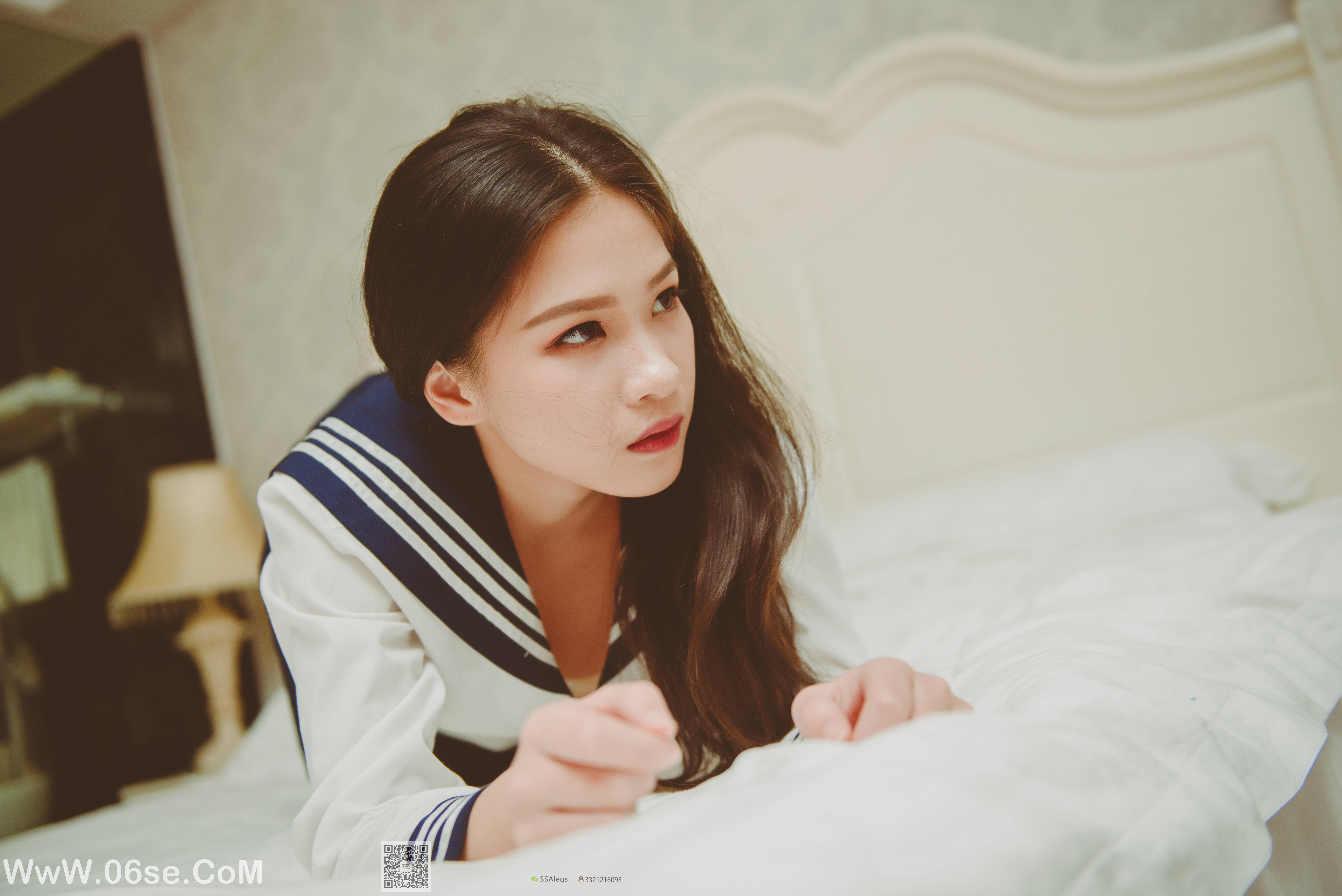 图片[34]-[SSA丝社] NO.018 佳佳 小丝妹佳佳教你过期牛奶的正确用法[85P1.26G]-六色网