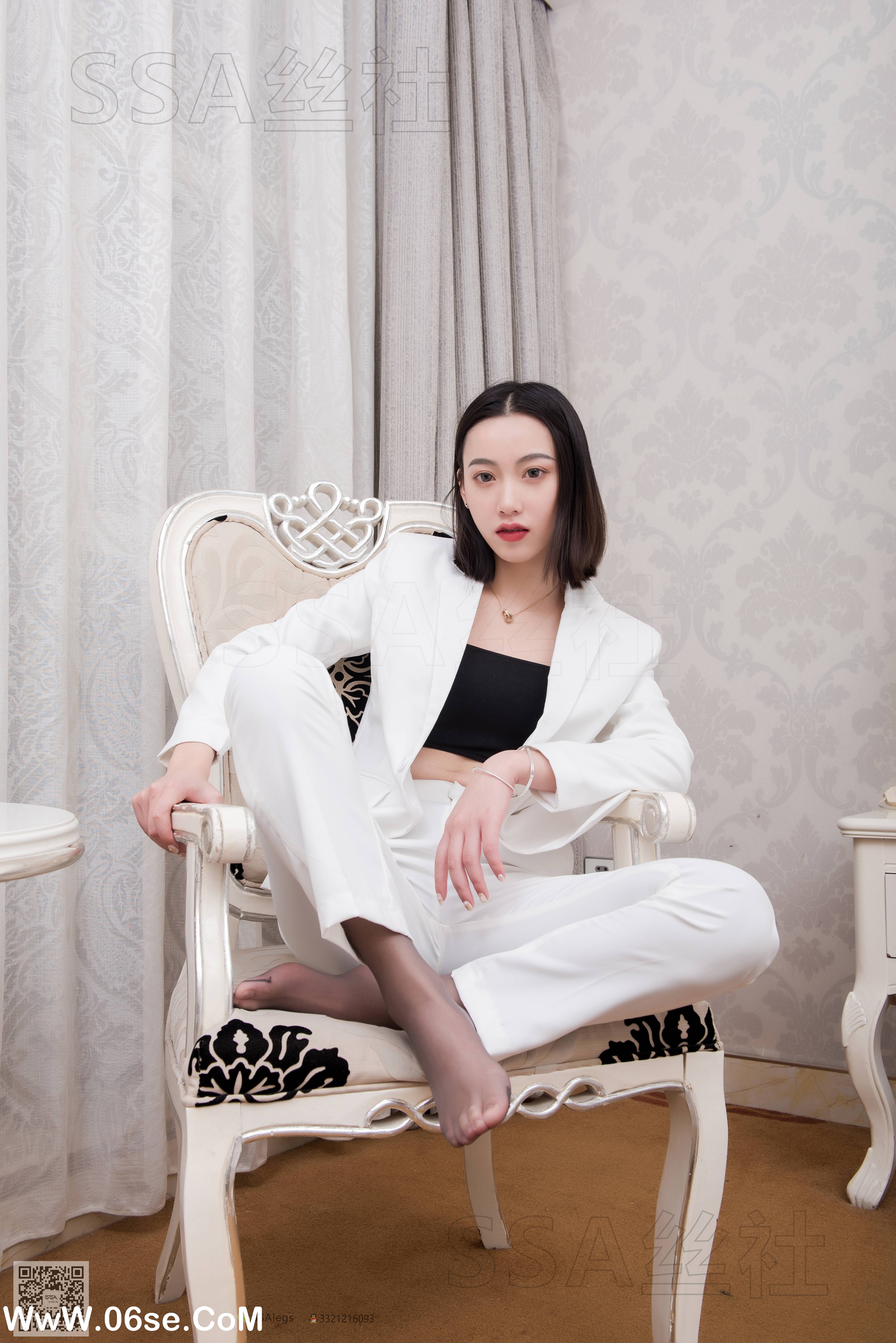 图片[58]-[SSA丝社] NO.065 大大 白西装裤里丝[123P1.64G]-六色网