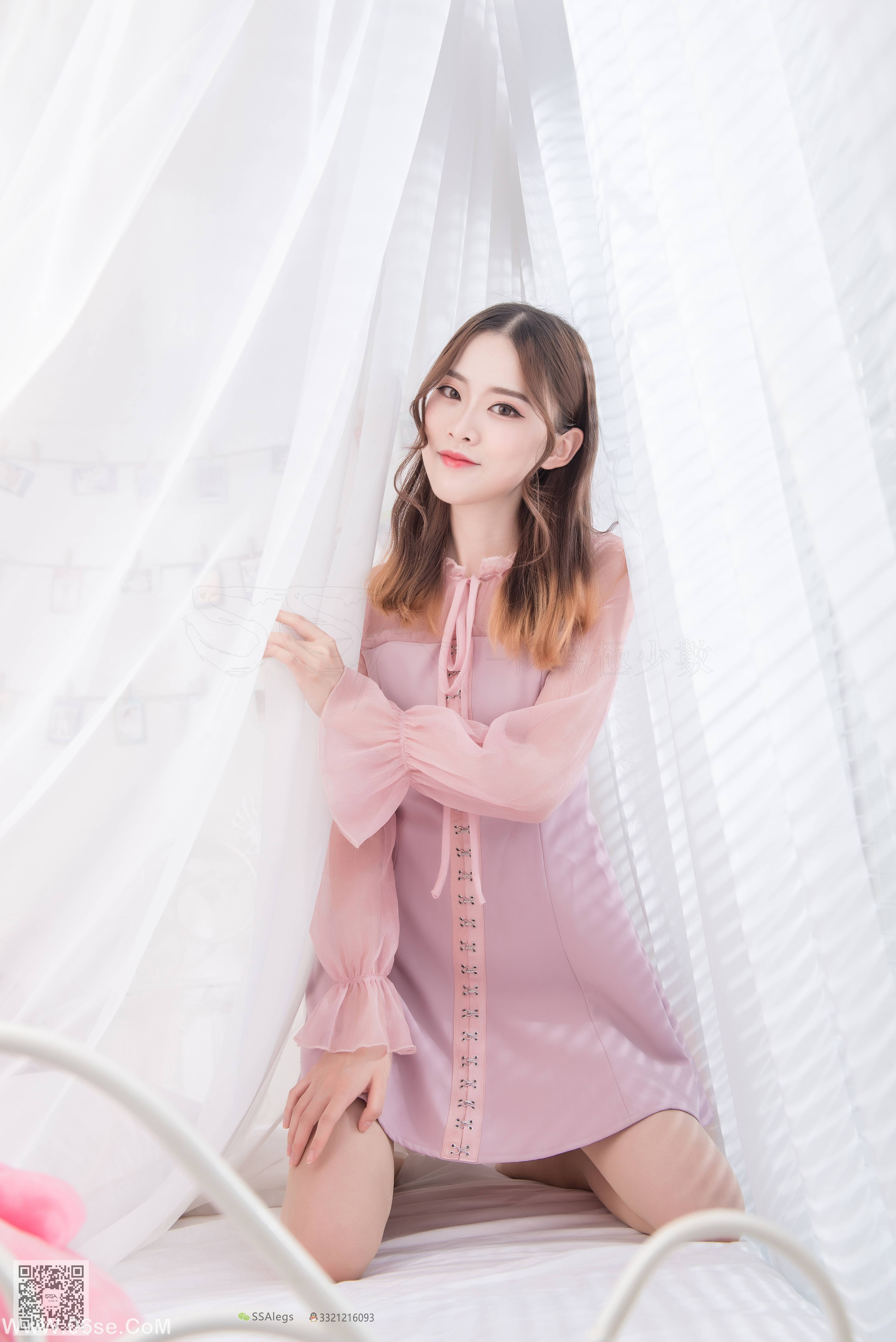 图片[48]-[SSA丝社] NO.027 琪琪 肉色开档丝袜 清纯美女的诱惑[99P887M]-六色网