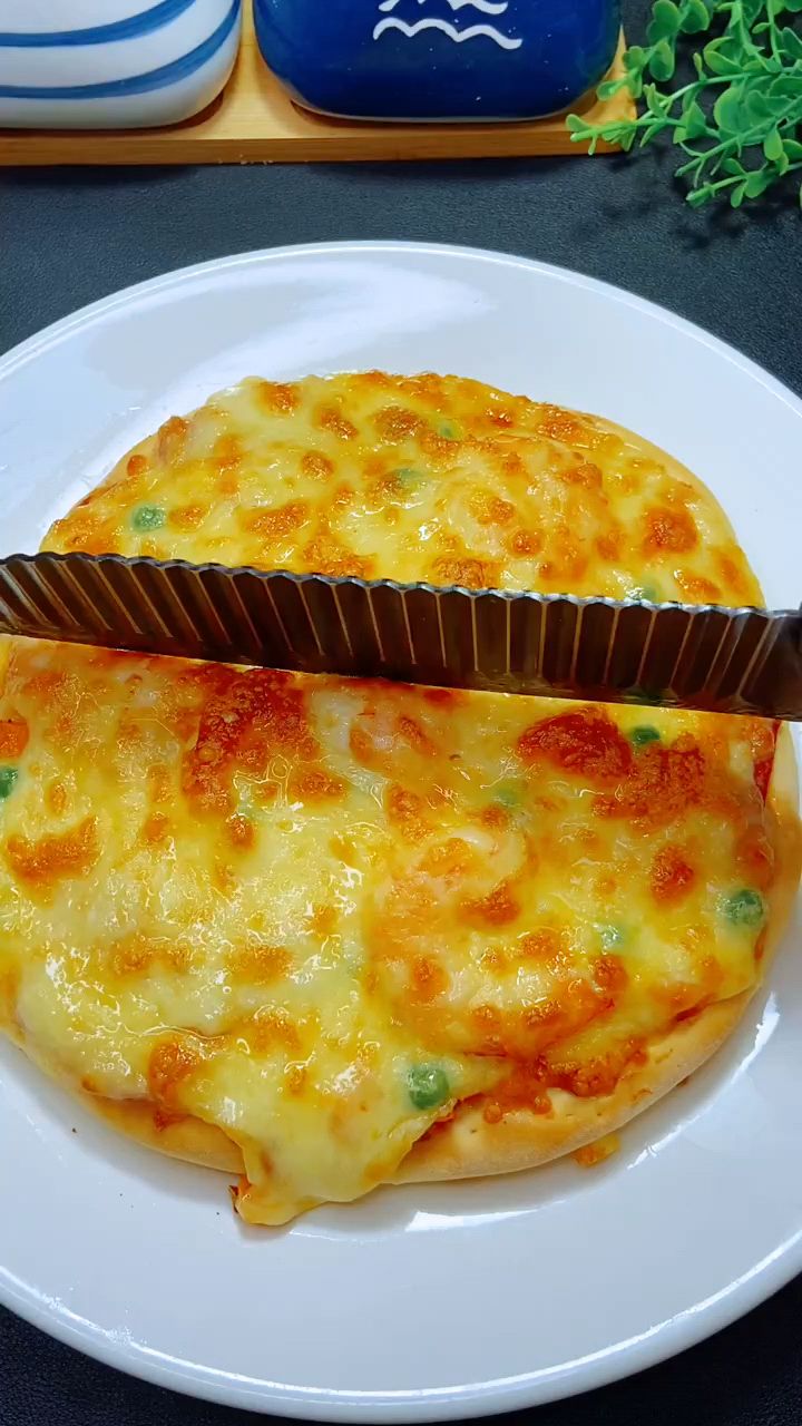 培根大虾披萨太好吃了