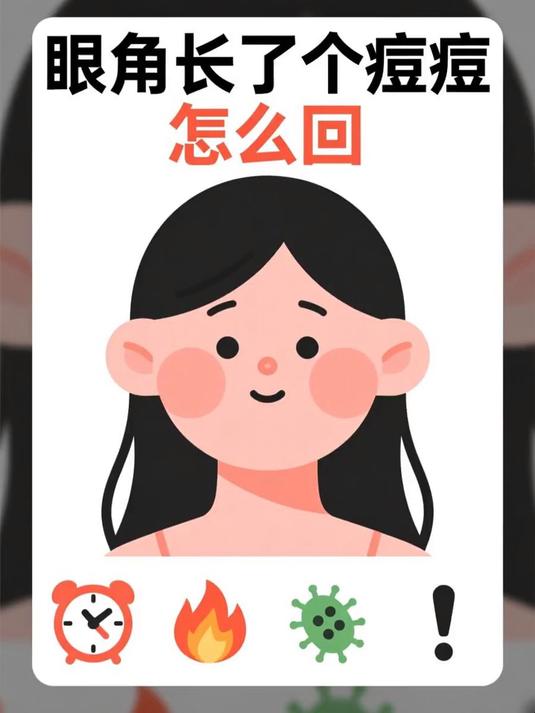 眼角长了个痘痘怎么回事