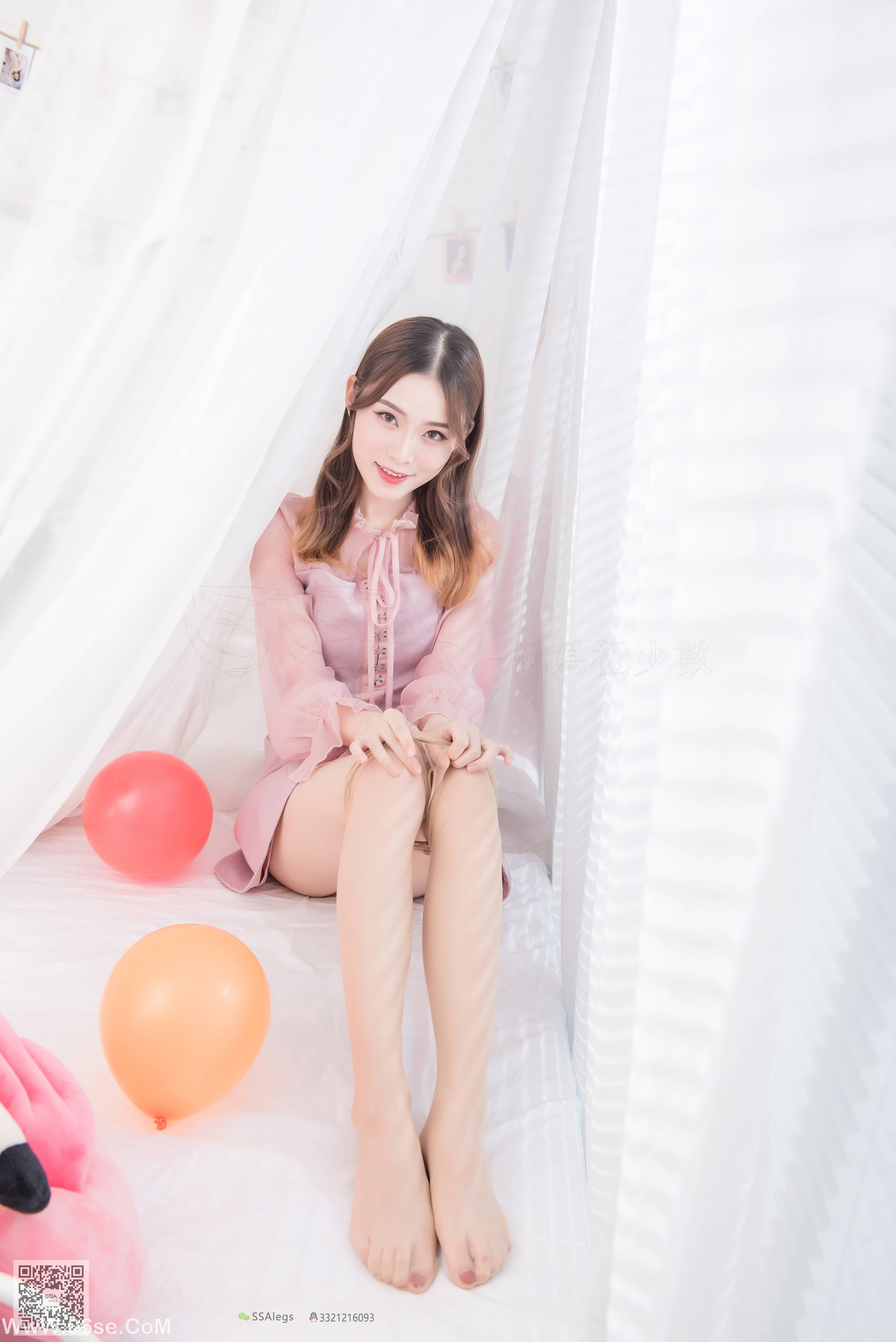 图片[11]-[SSA丝社] NO.027 琪琪 肉色开档丝袜 清纯美女的诱惑[99P887M]-六色网