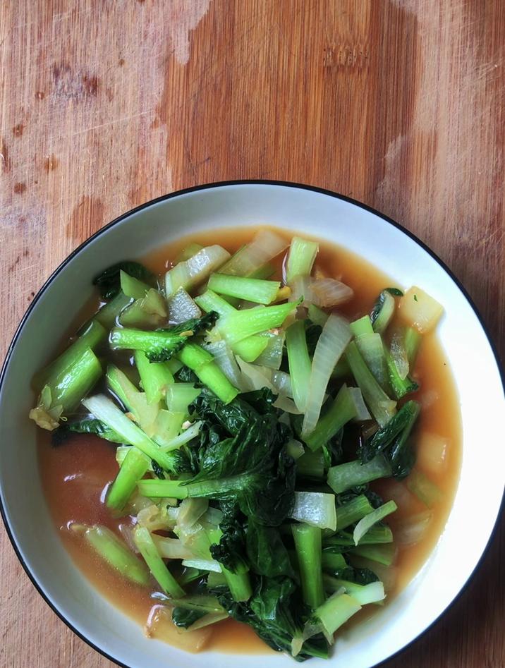 塔菜怎么做好吃,分享一道塔菜炒洋葱