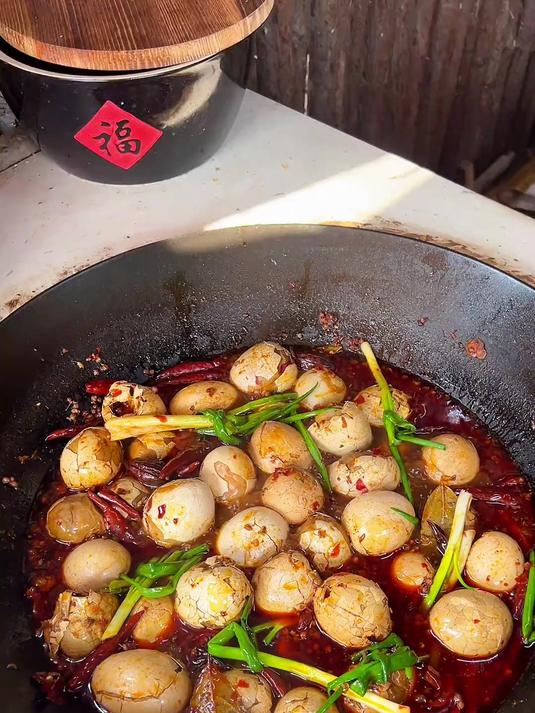 皖北特色小吃麻辣毛蛋，麻麻辣辣，营养又好吃！