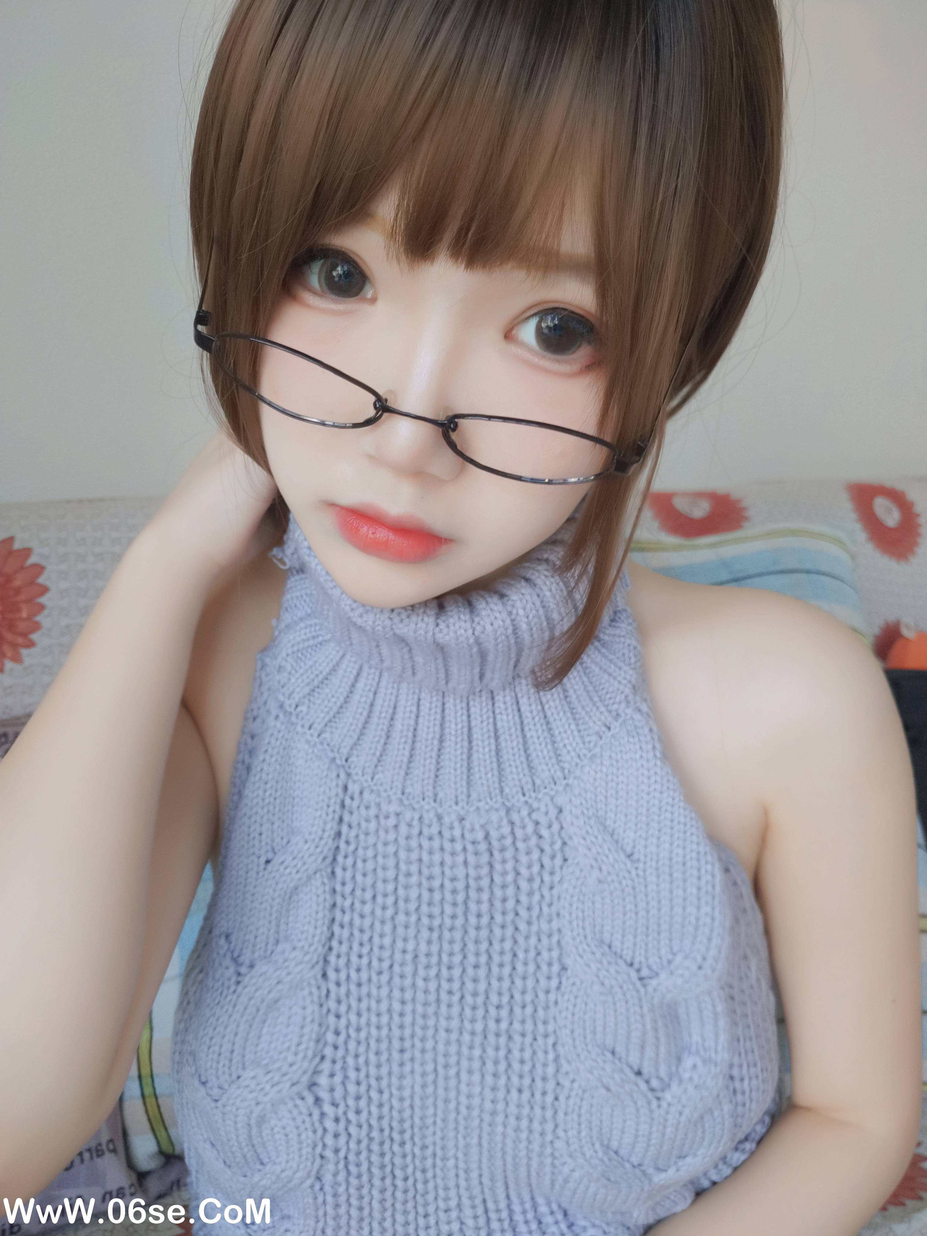 图片[4]-雪晴 – NO.027 黑丝漏背毛衣[156P+38V2.23G]-六色网