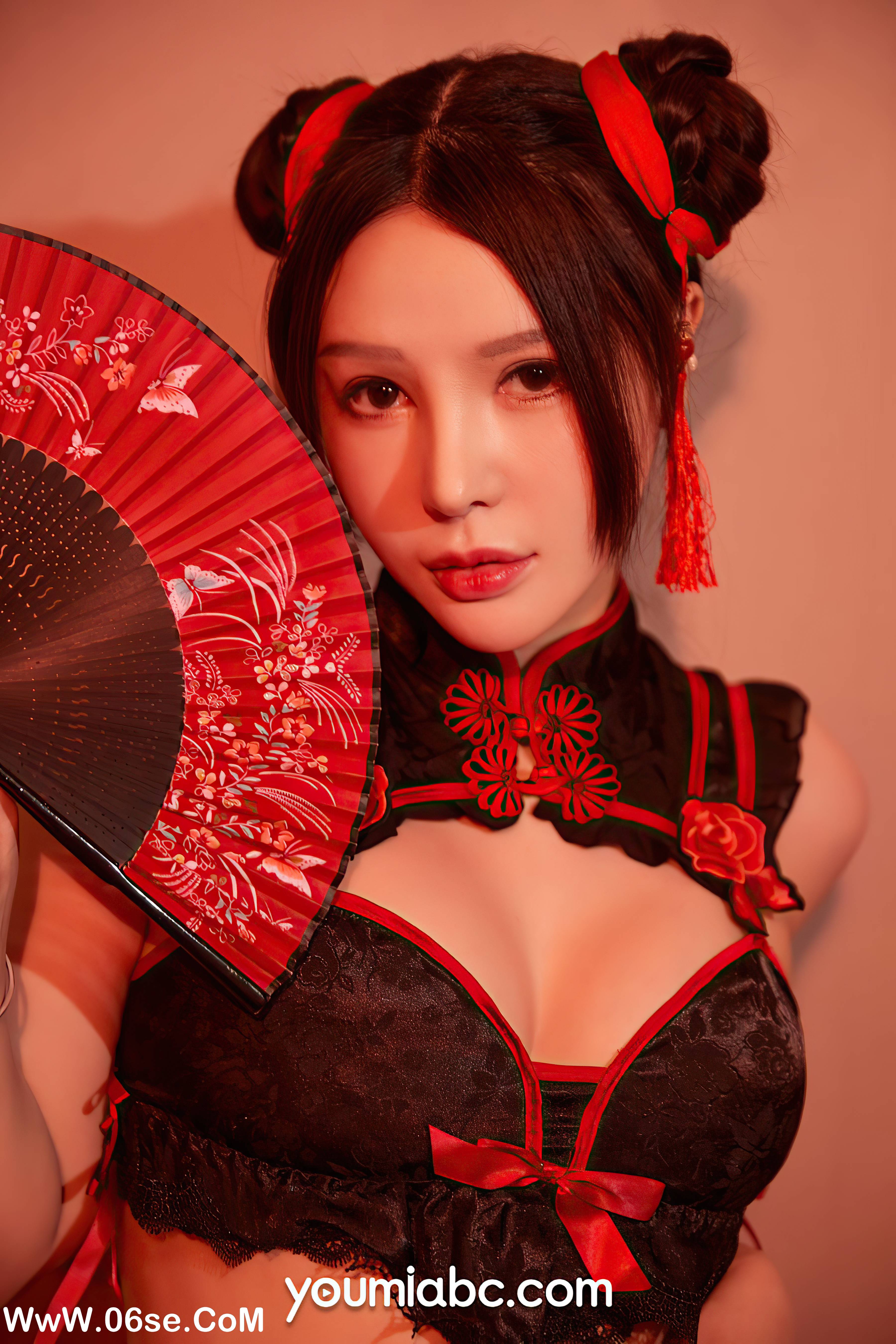 图片[13]-[YouMi尤蜜] 2021.10.14 红头绳 李多多[19+1P385M]-六色网