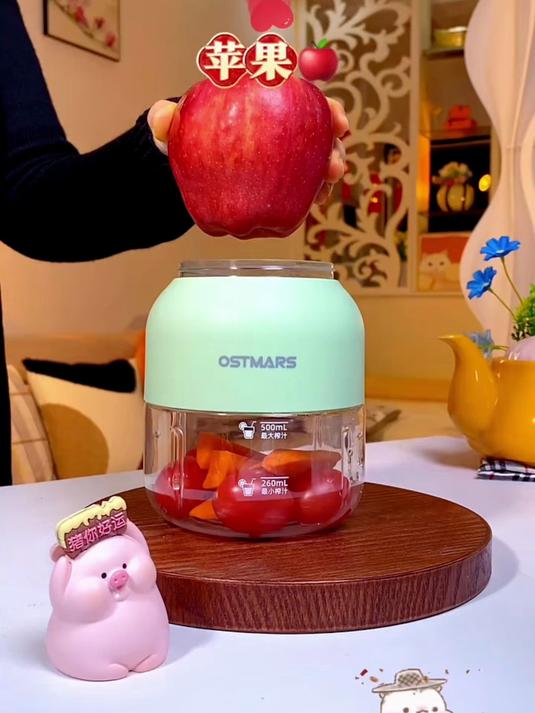 轻便易携的家用榨汁机,户外、野营带上,随时喝上营养的果蔬汁