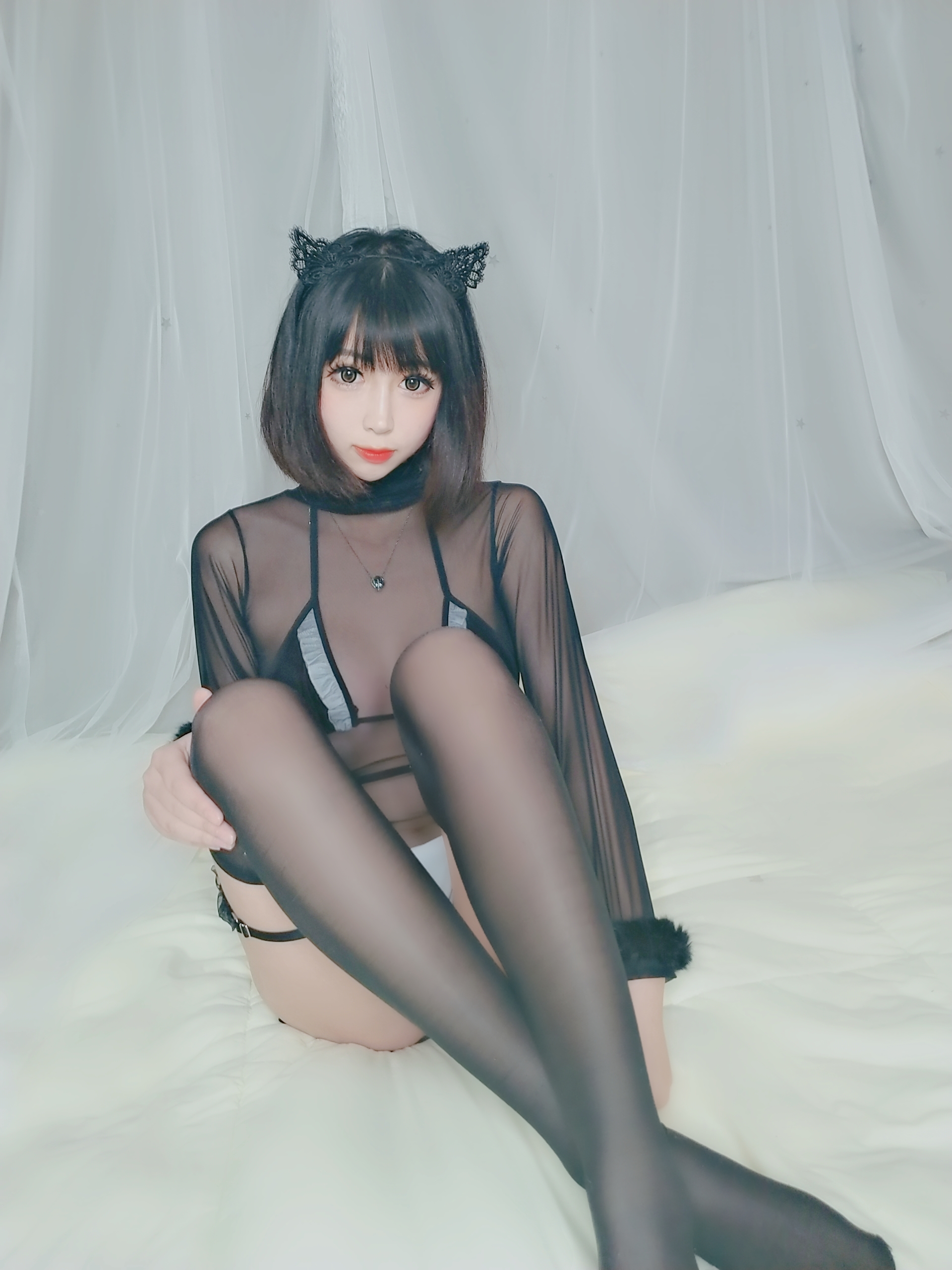 图片[3]-黑米粥 NO.005 – 黑猫 [40P+1V117M]-六色网