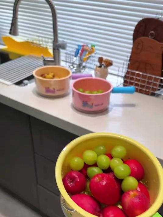 新款多功能沥水篮厨房带手柄菜篮子可爱洗水果神器双层滤水洗菜盆