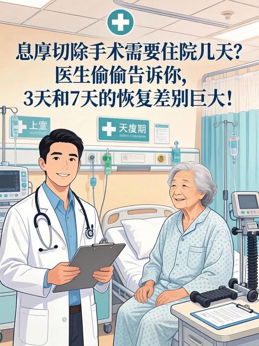 息肉切除手术需要住院几天？医生偷偷告诉你，3天和7天的恢复差别巨大！