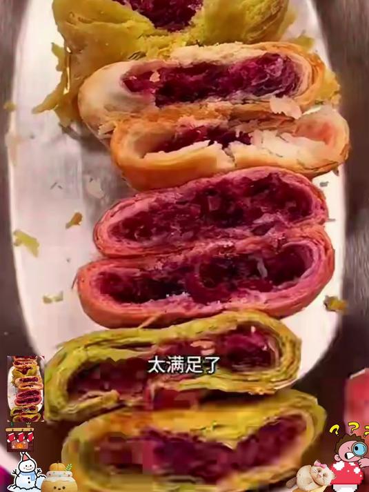 真鲜花入馅,好吃不甜腻。现烤鲜花饼,香酥更正宗
